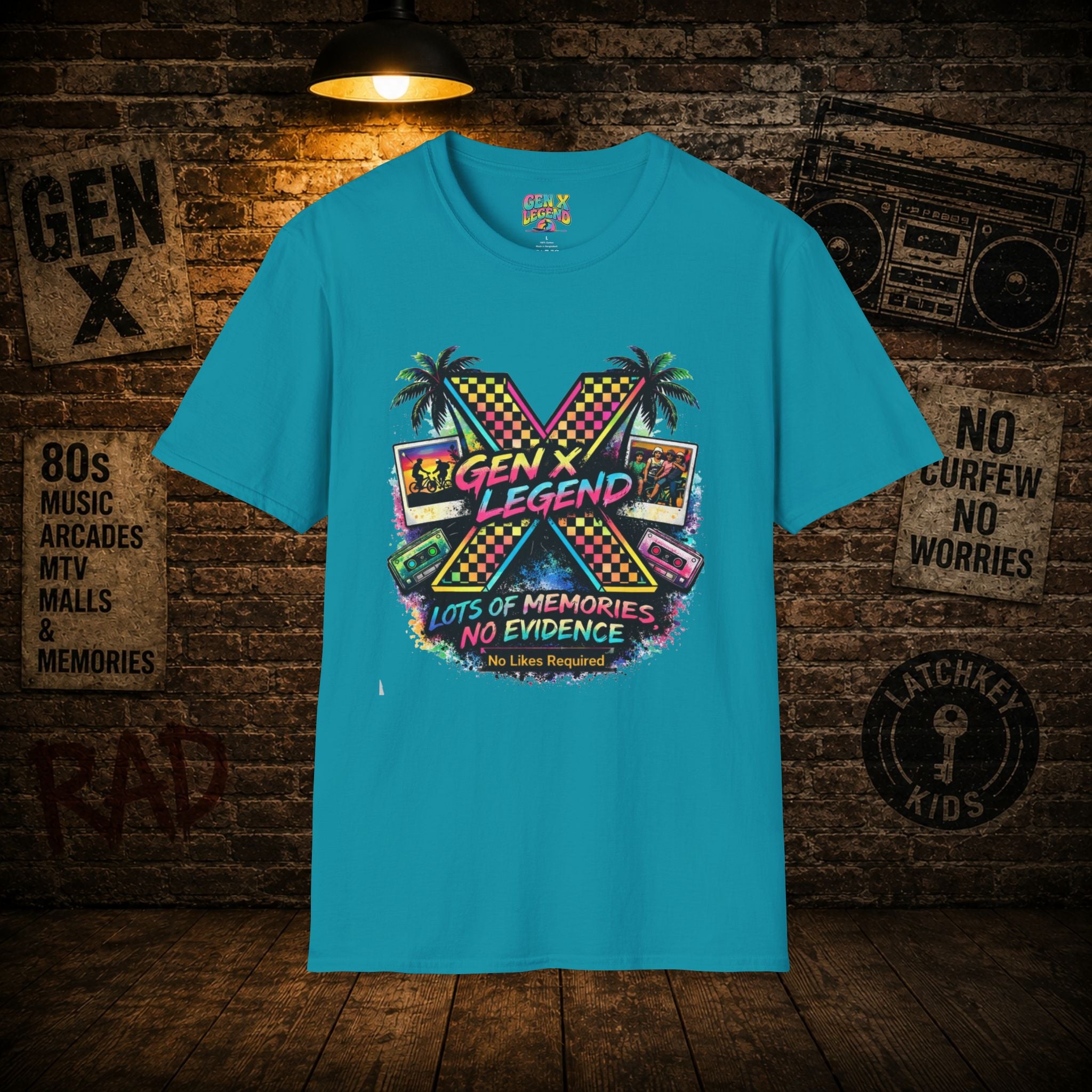 Gen X Legend T-Shirt — 80's Heatwave - 'No Evidence'