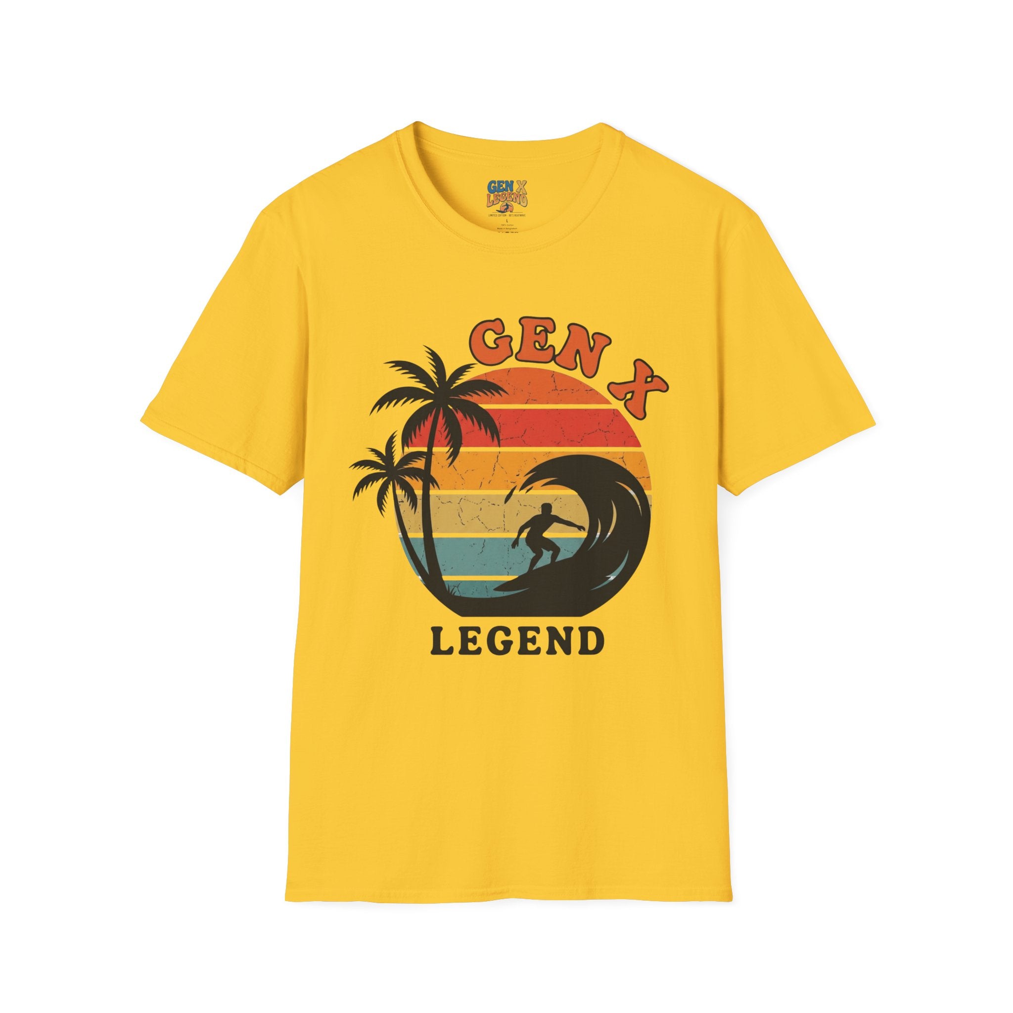Gen X Legend T-Shirt — 80's Heatwave - 'Pacific Surf'