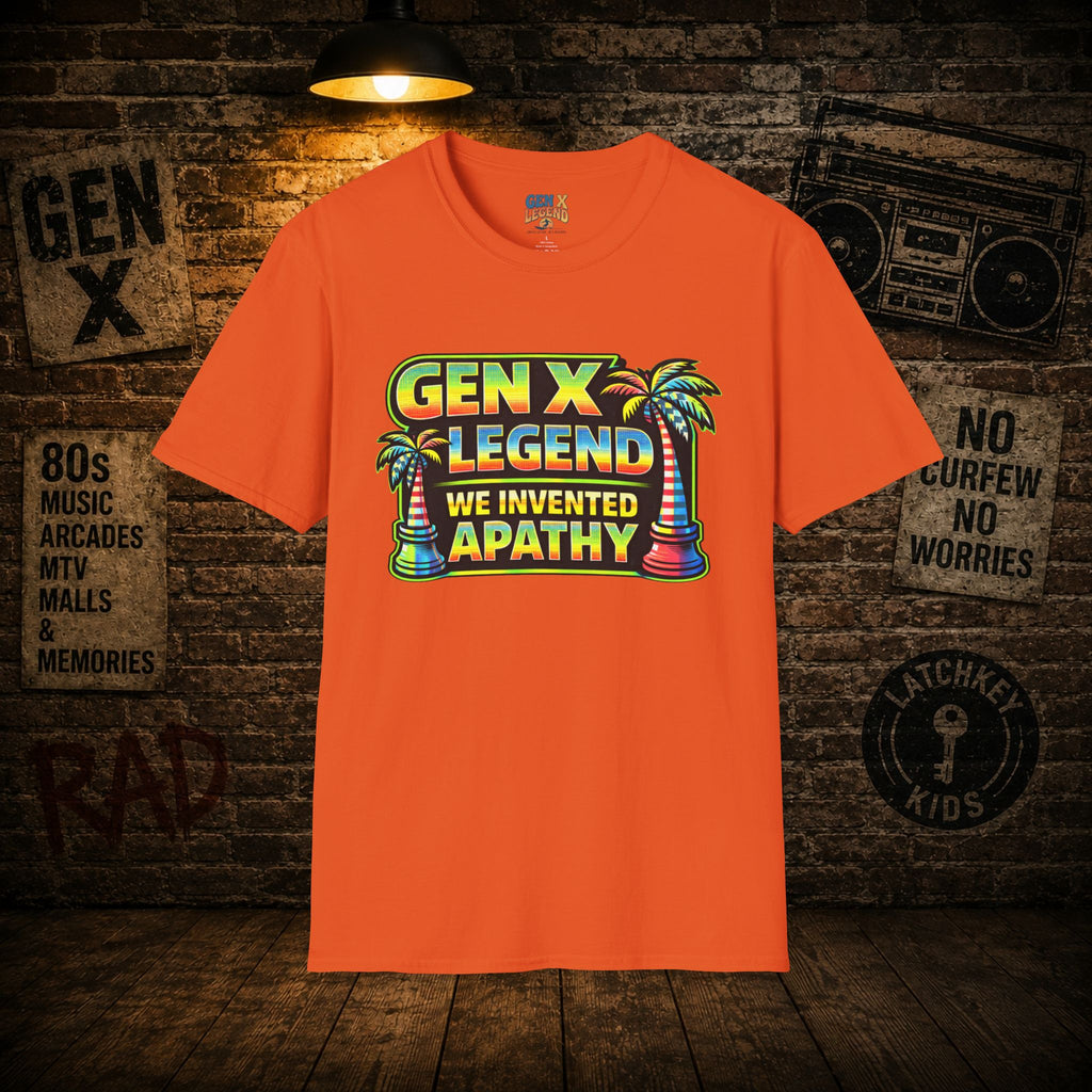 Gen X Legend T-Shirt — 80's Heatwave - 'Apathy'