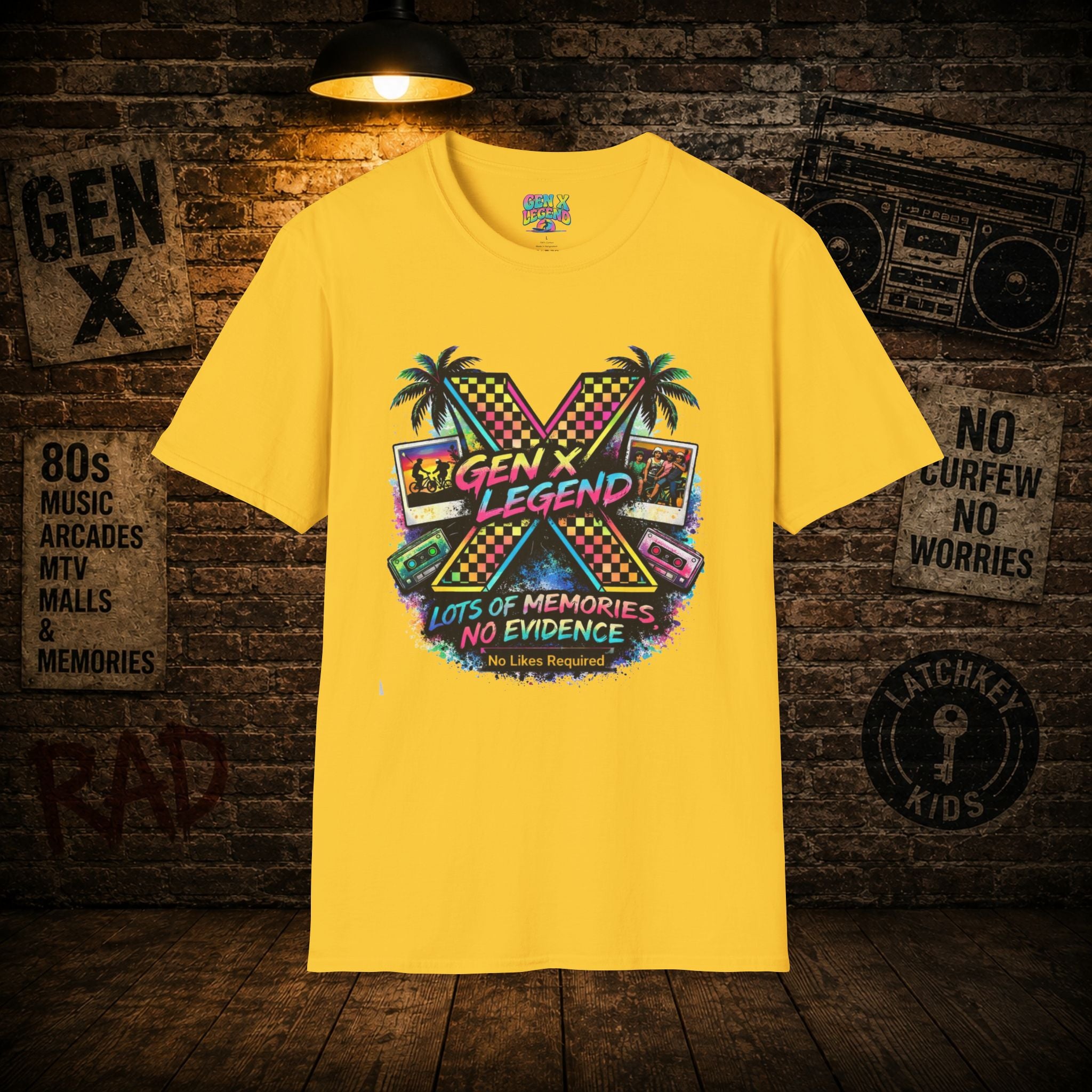 Gen X Legend T-Shirt — 80's Heatwave - 'No Evidence'