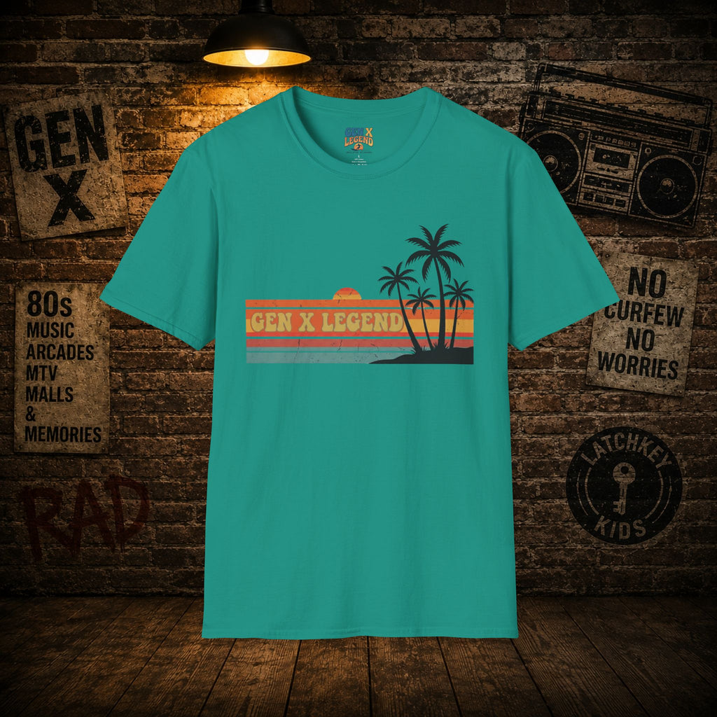 Gen X Legend T-Shirt — 80's Heatwave - 'Pacific Beach'