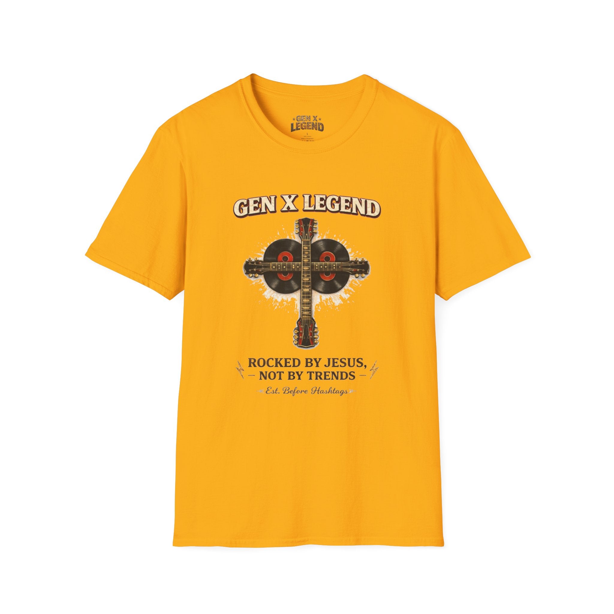 Gen X Legend T-Shirt — 'Rocked by Jesus'