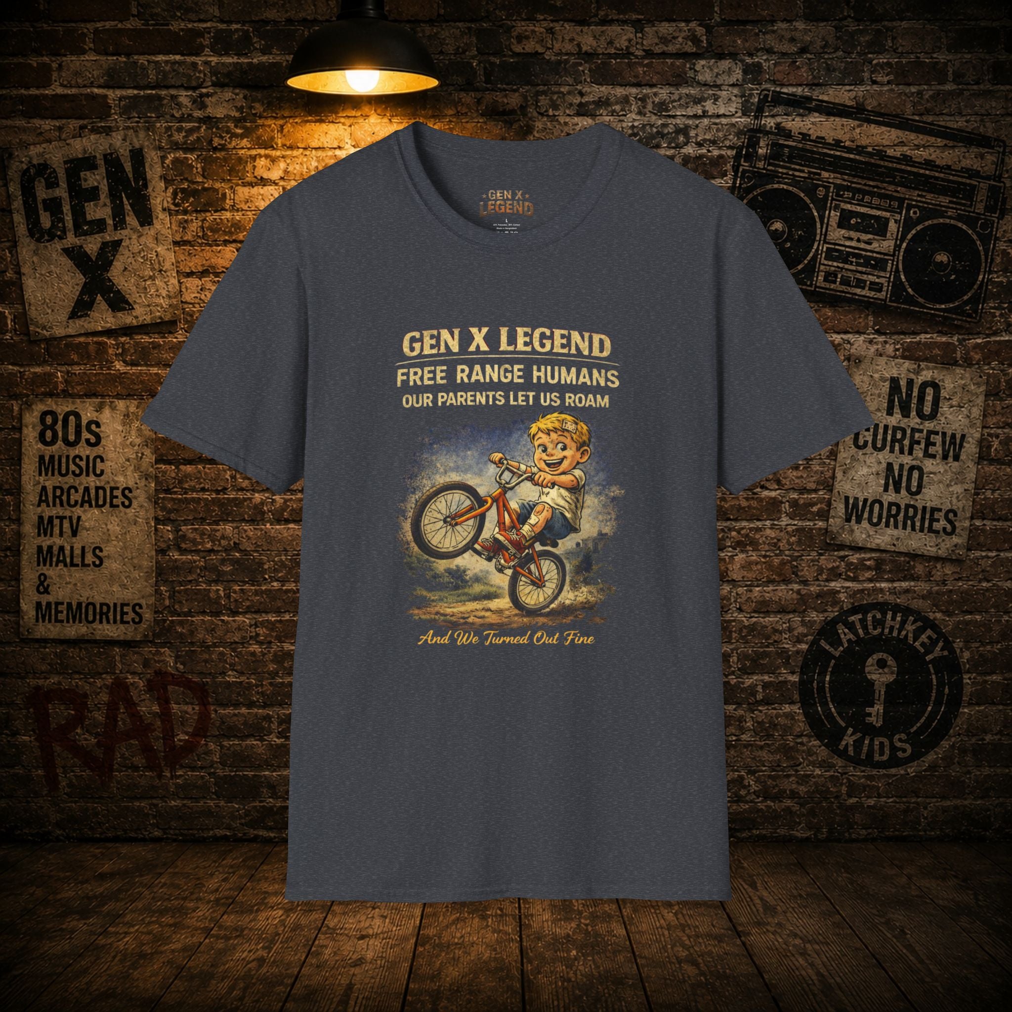 Gen X Legend T-Shirt — 'Free Range Humans'