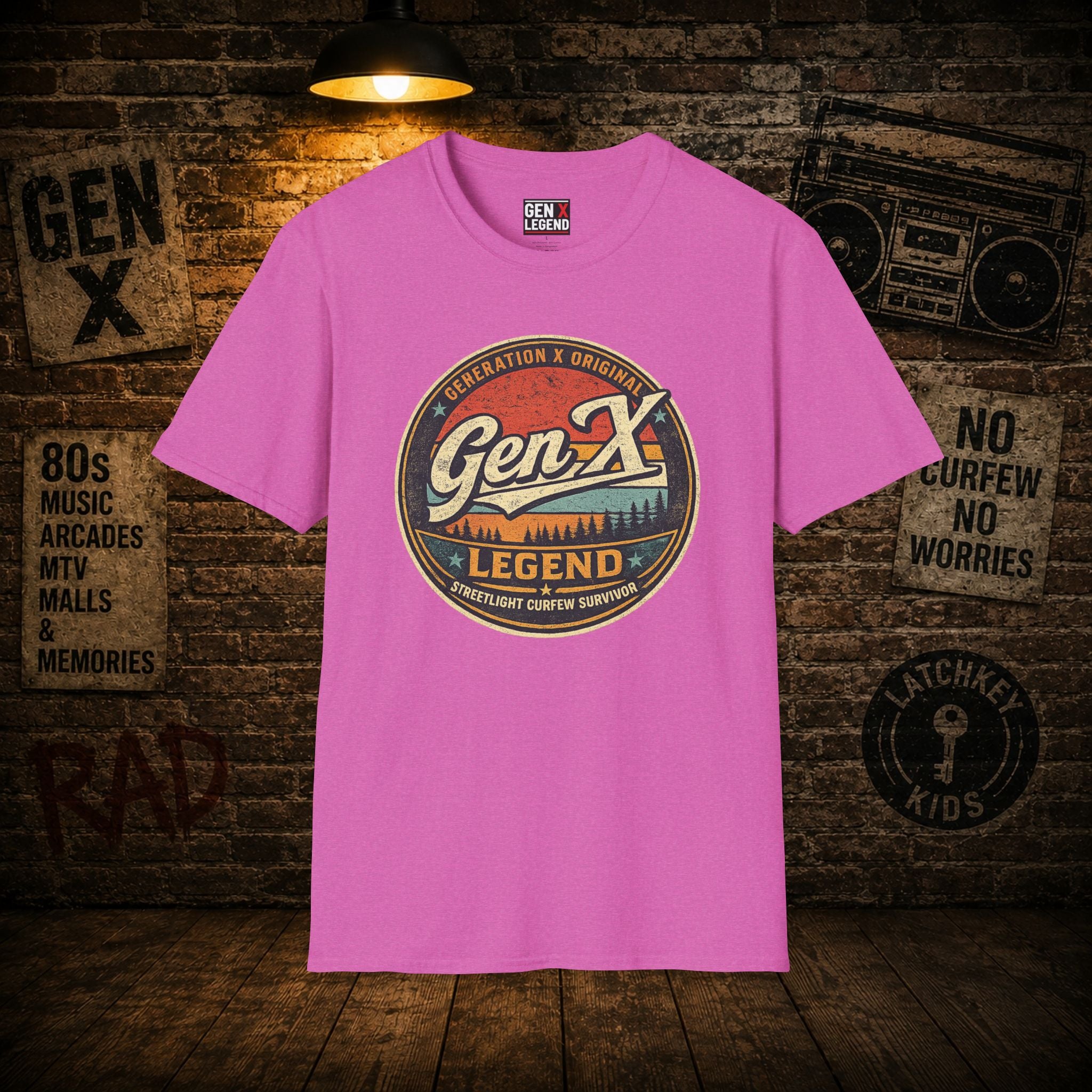 Gen X Legend T-Shirt — 'Streetlight Curfew'