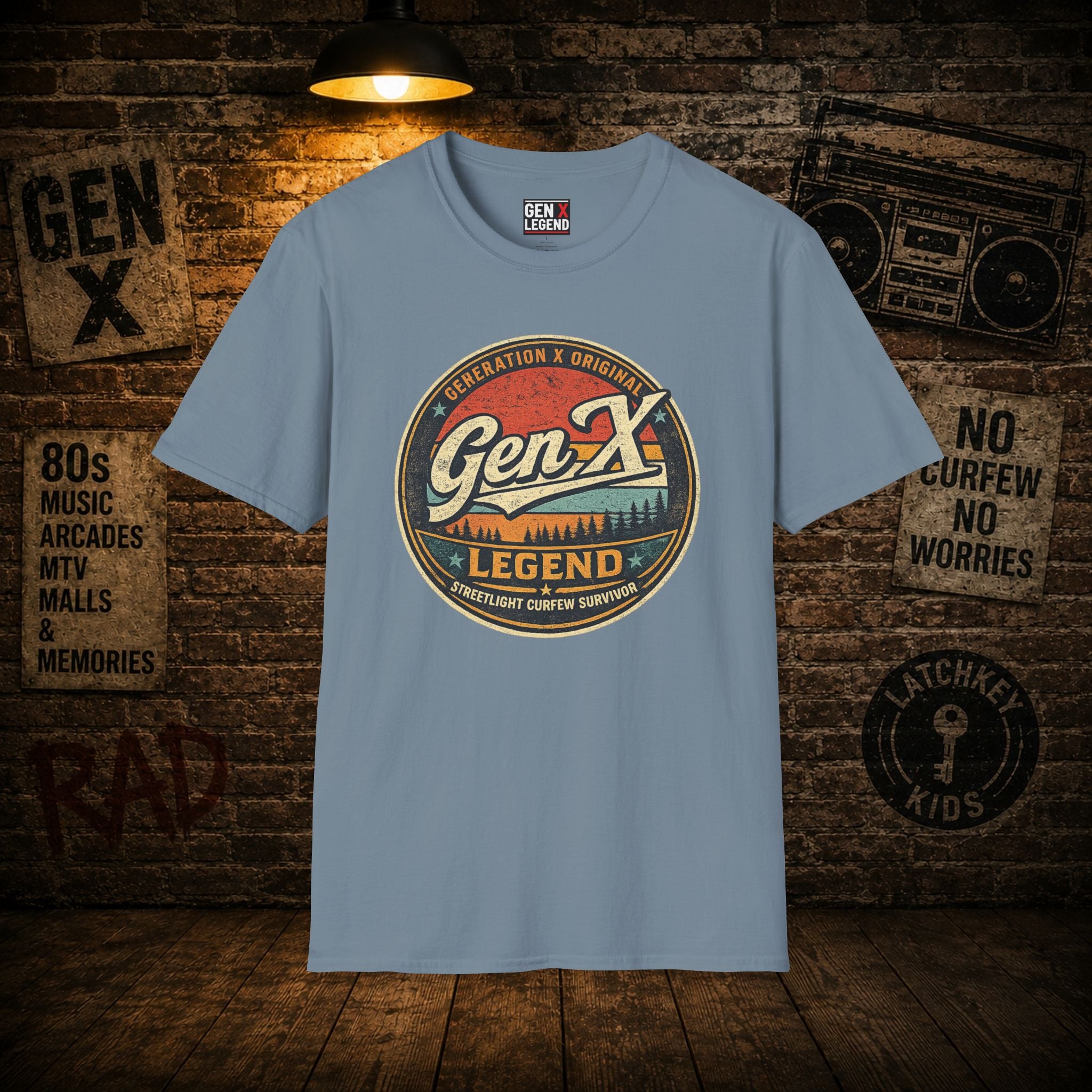 Gen X Legend T-Shirt — 'Streetlight Curfew'