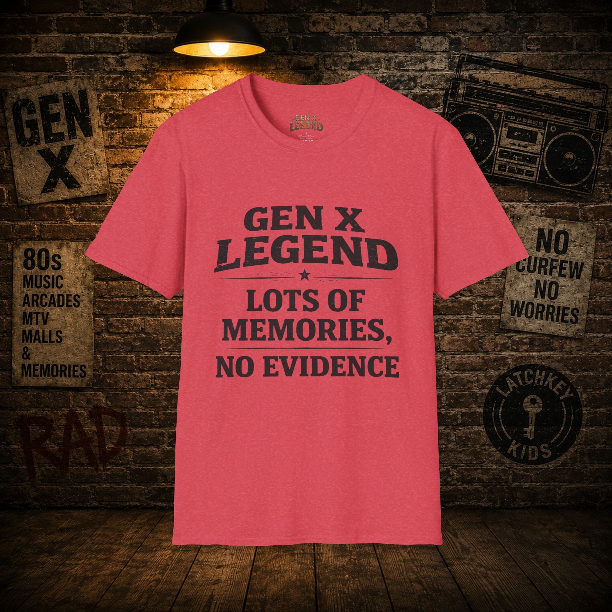 Gen X Legend T-Shirt — 'No Evidence'