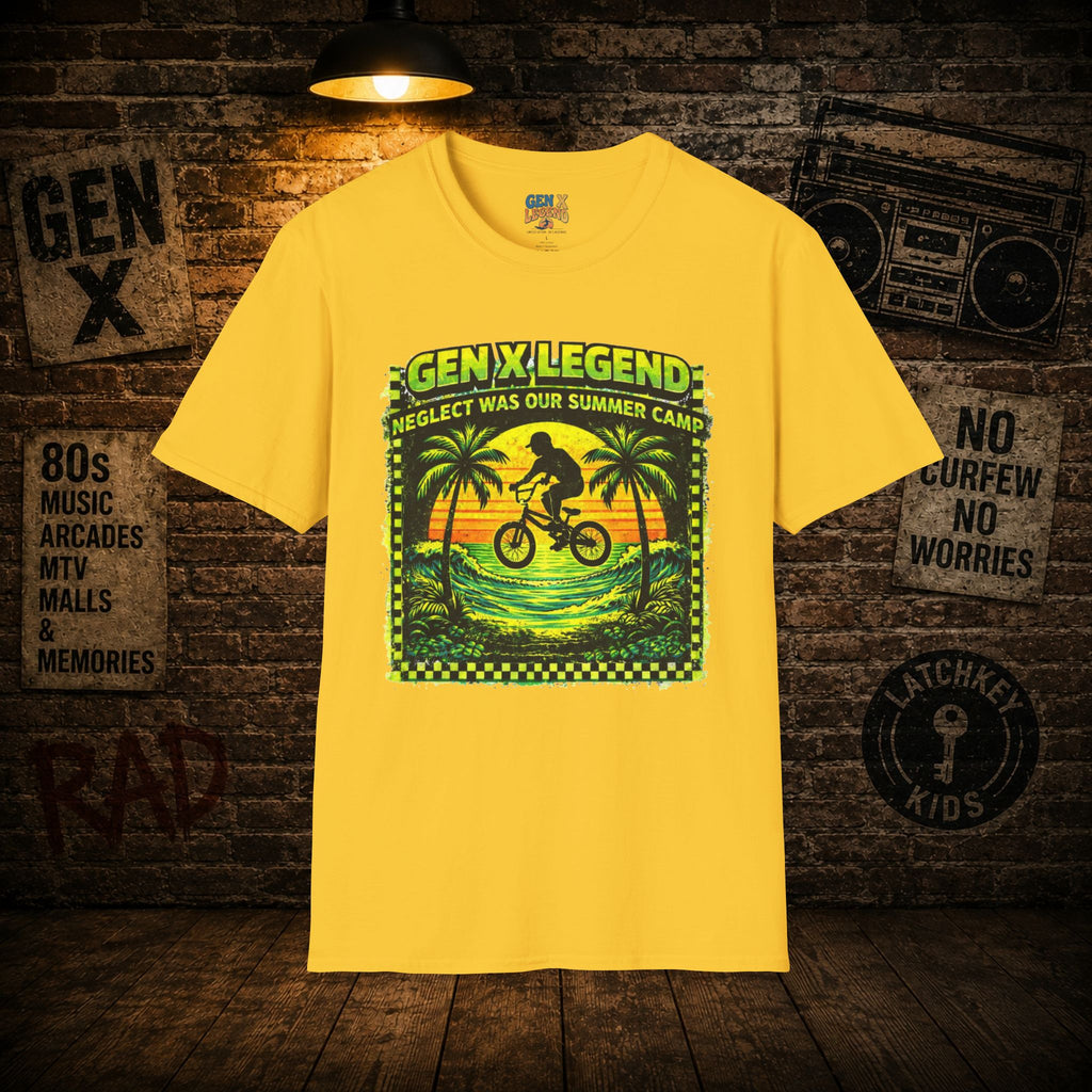 Gen X Legend T-Shirt — 80's Heatwave - 'Summer Camp'