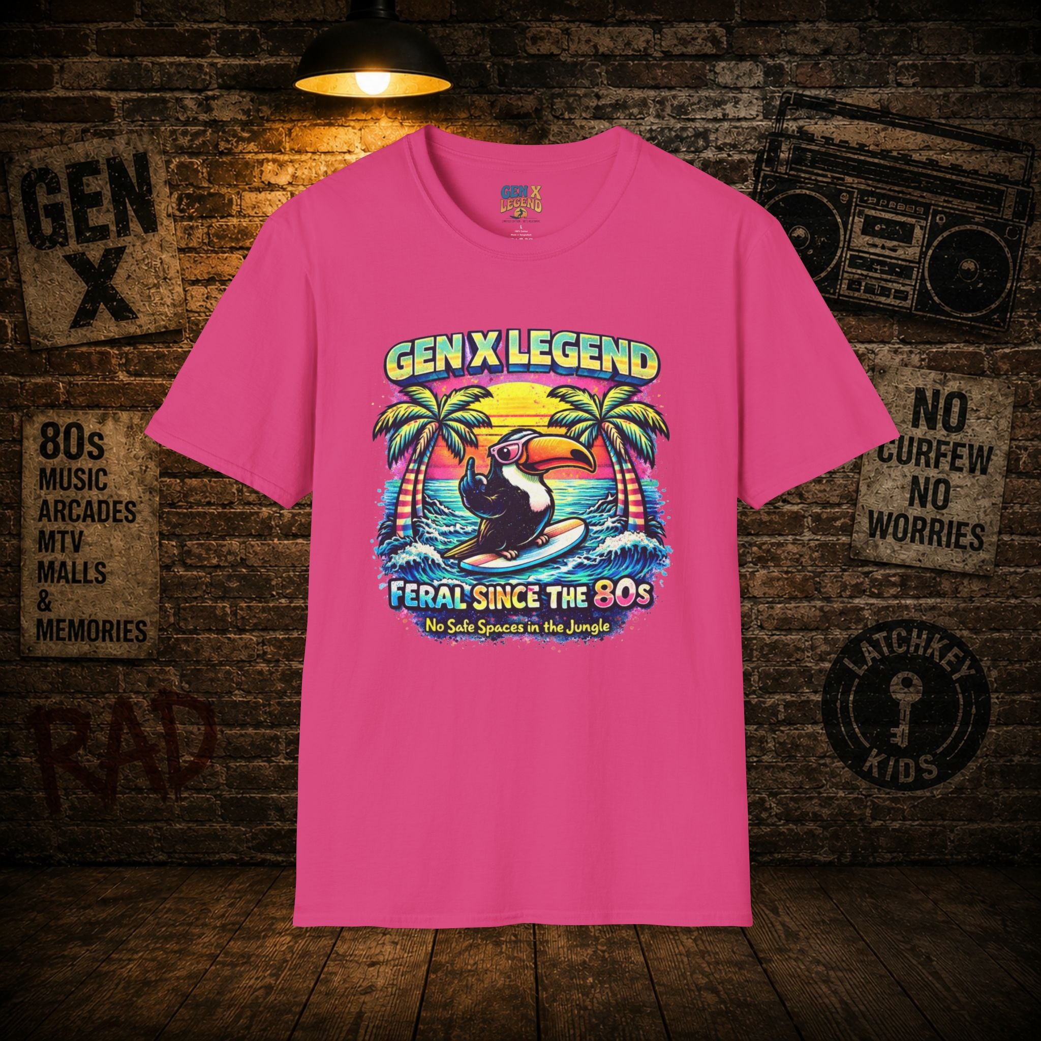 Gen X Legend T-Shirt — 80's Heatwave - 'Feral Since the 80's'