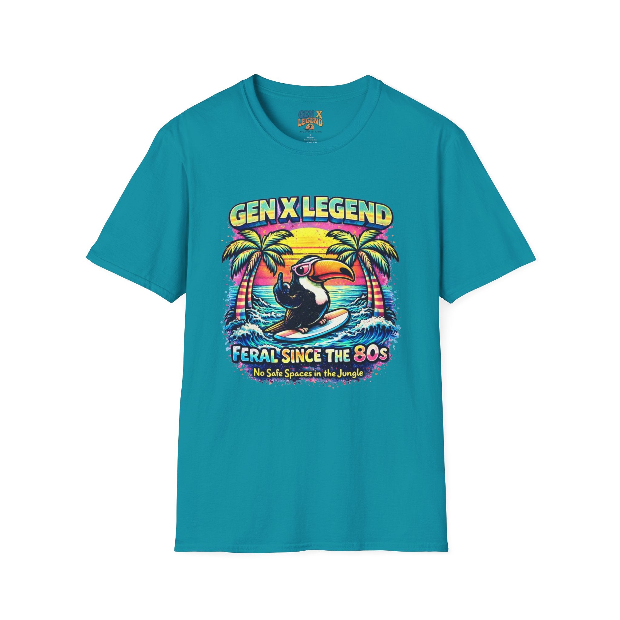 Gen X Legend T-Shirt — 80's Heatwave - 'Feral Since the 80's'