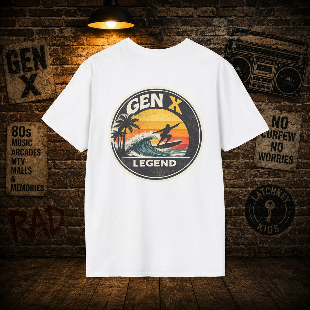 Gen X Legend T-Shirt — 80's Heatwave - 'Surf Legend'