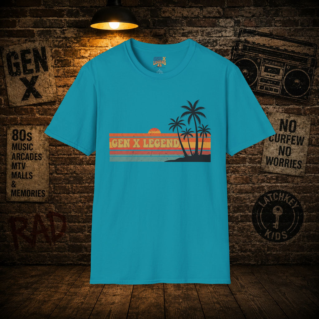 Gen X Legend T-Shirt — 80's Heatwave - 'Pacific Beach'