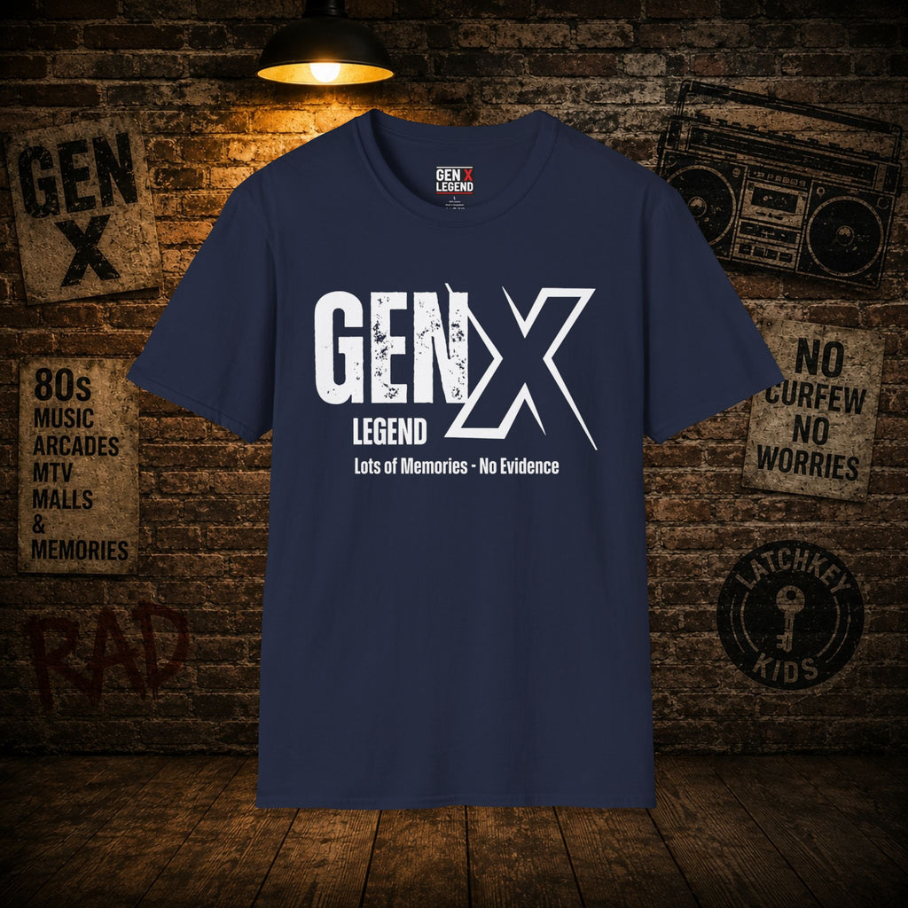 Gen X Legend T-Shirt — 'No Evidence'