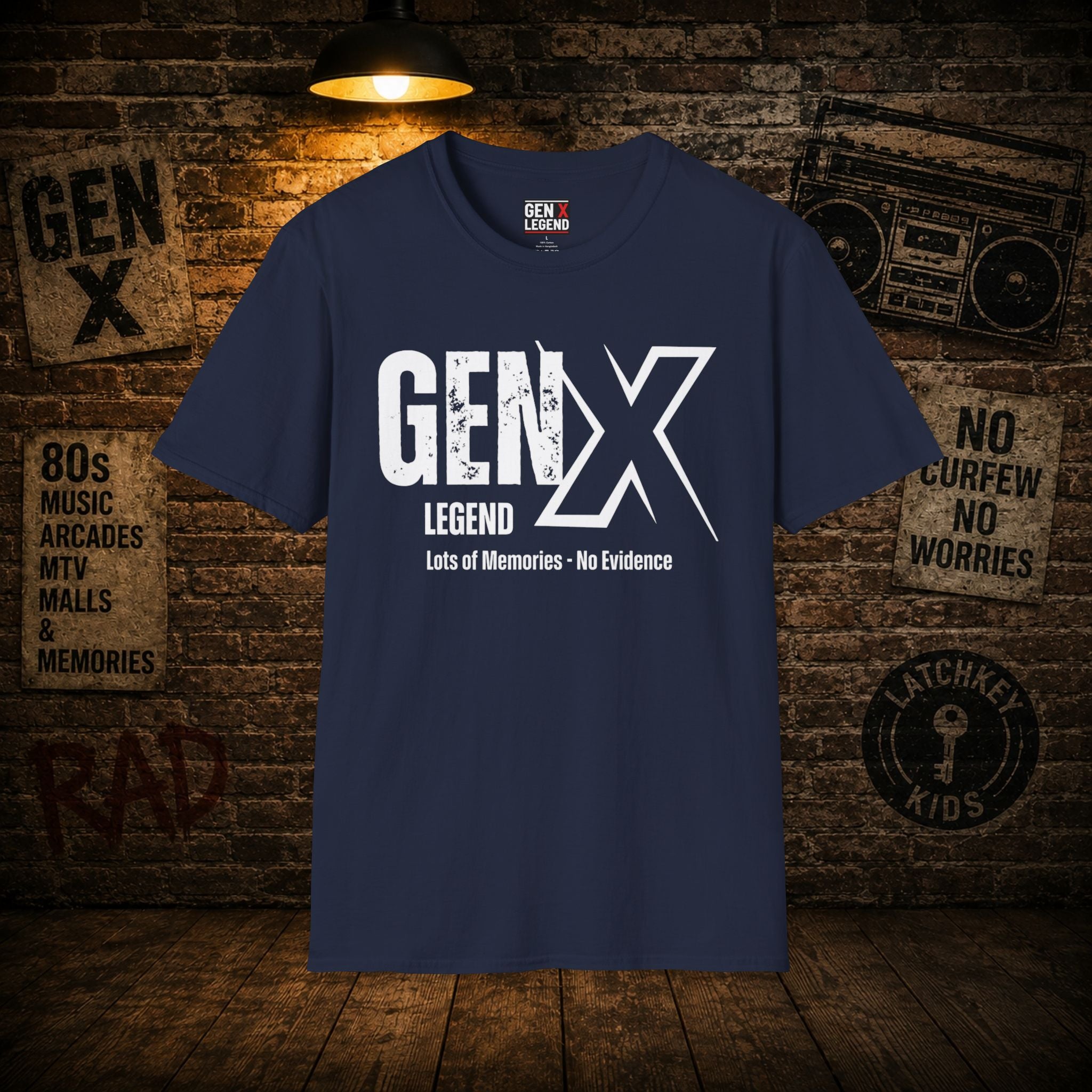 Gen X Legend T-Shirt — 'No Evidence'