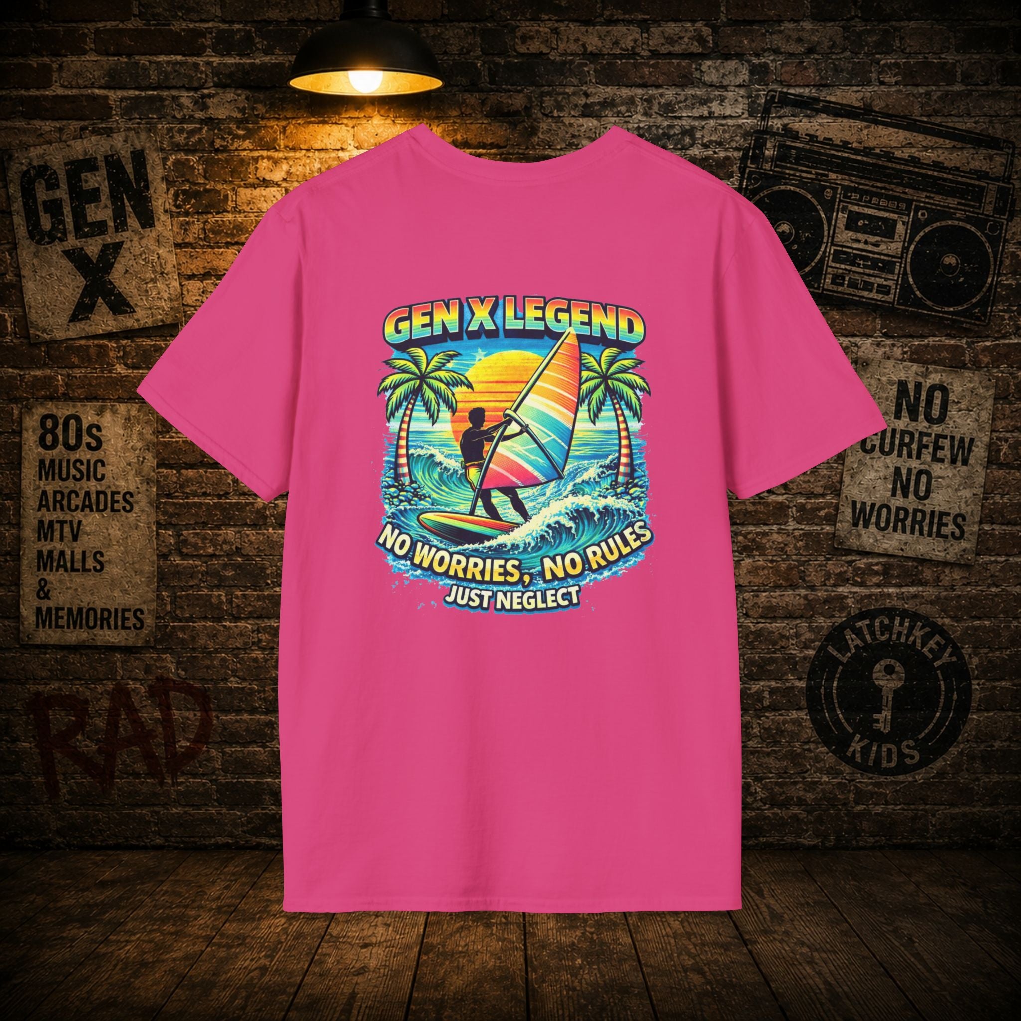 Gen X Legend T-Shirt — 80's Heatwave - 'No Worries'