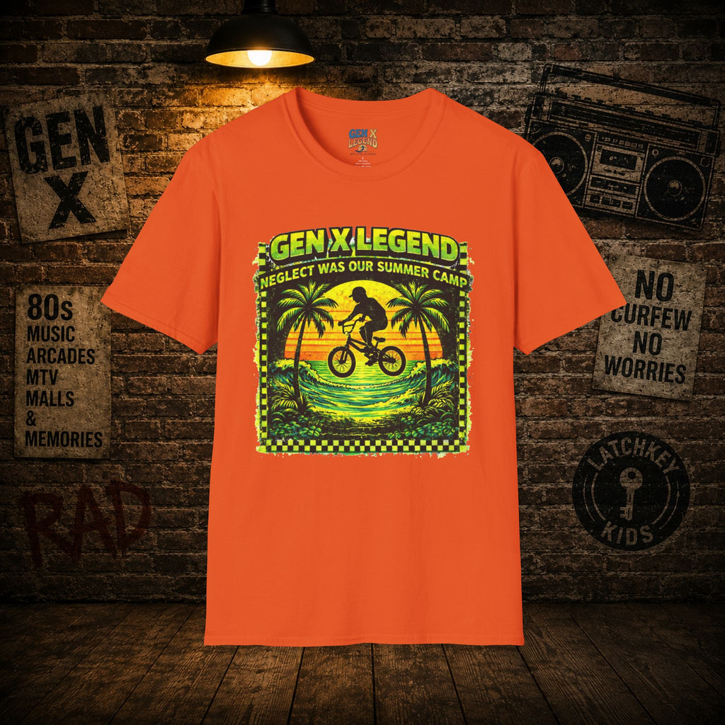 Gen X Legend T-Shirt — 80's Heatwave - 'Summer Camp'