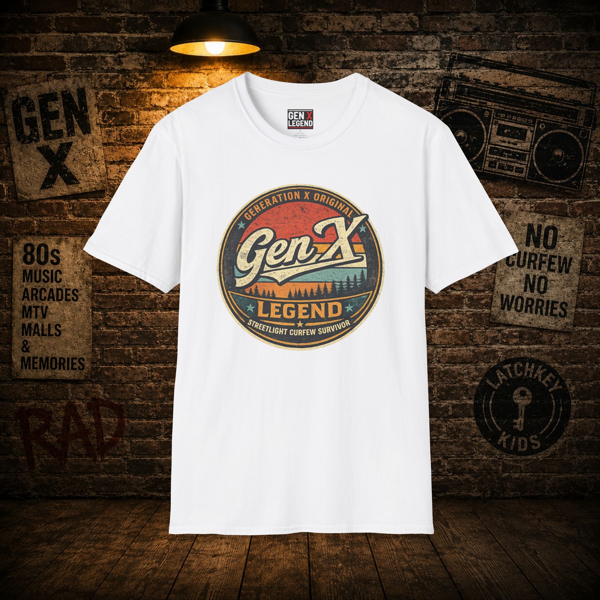 Gen X Legend T-Shirt — 'Streetlight Curfew'