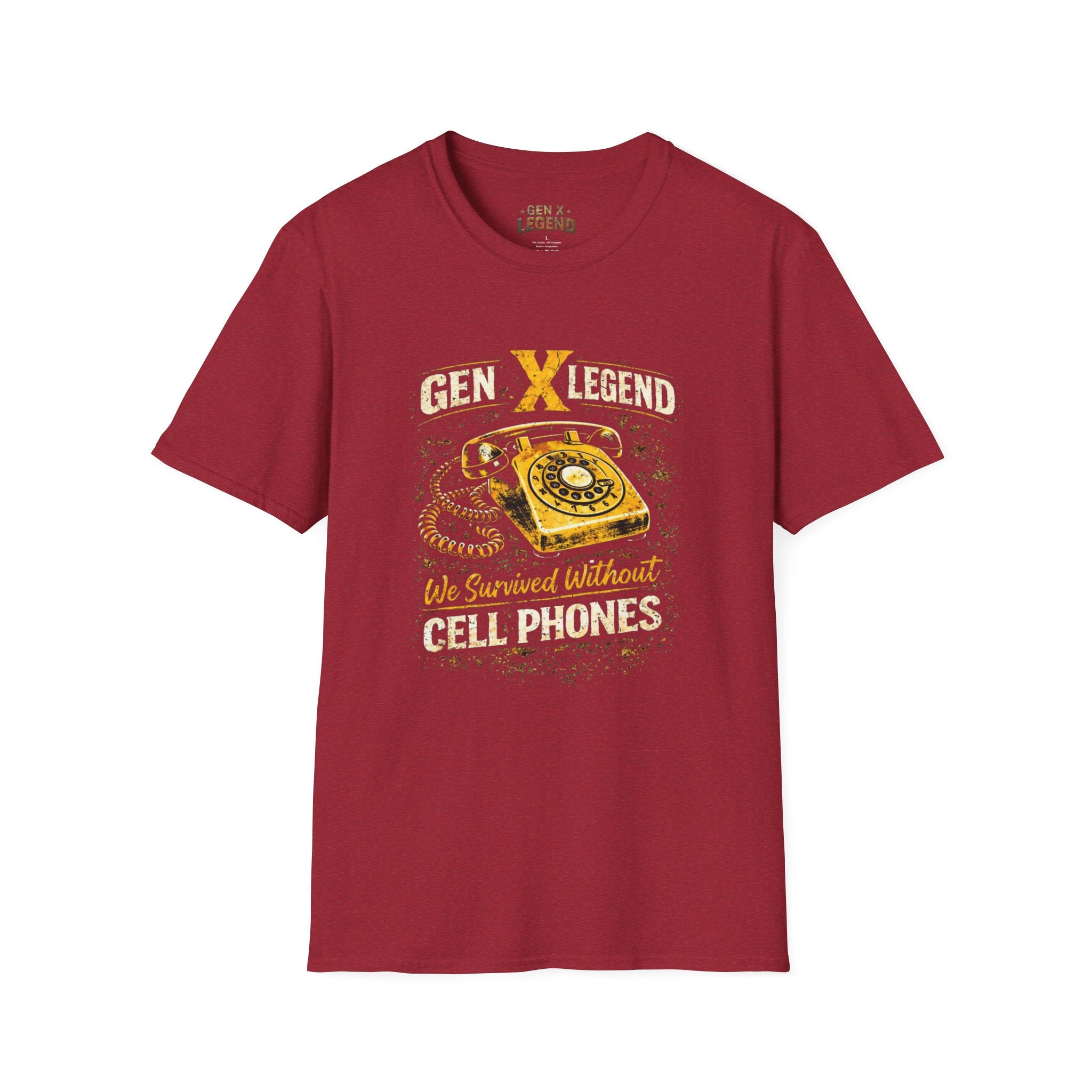 Gen X Legend T-Shirt — 'Survived Without Cell Phones'