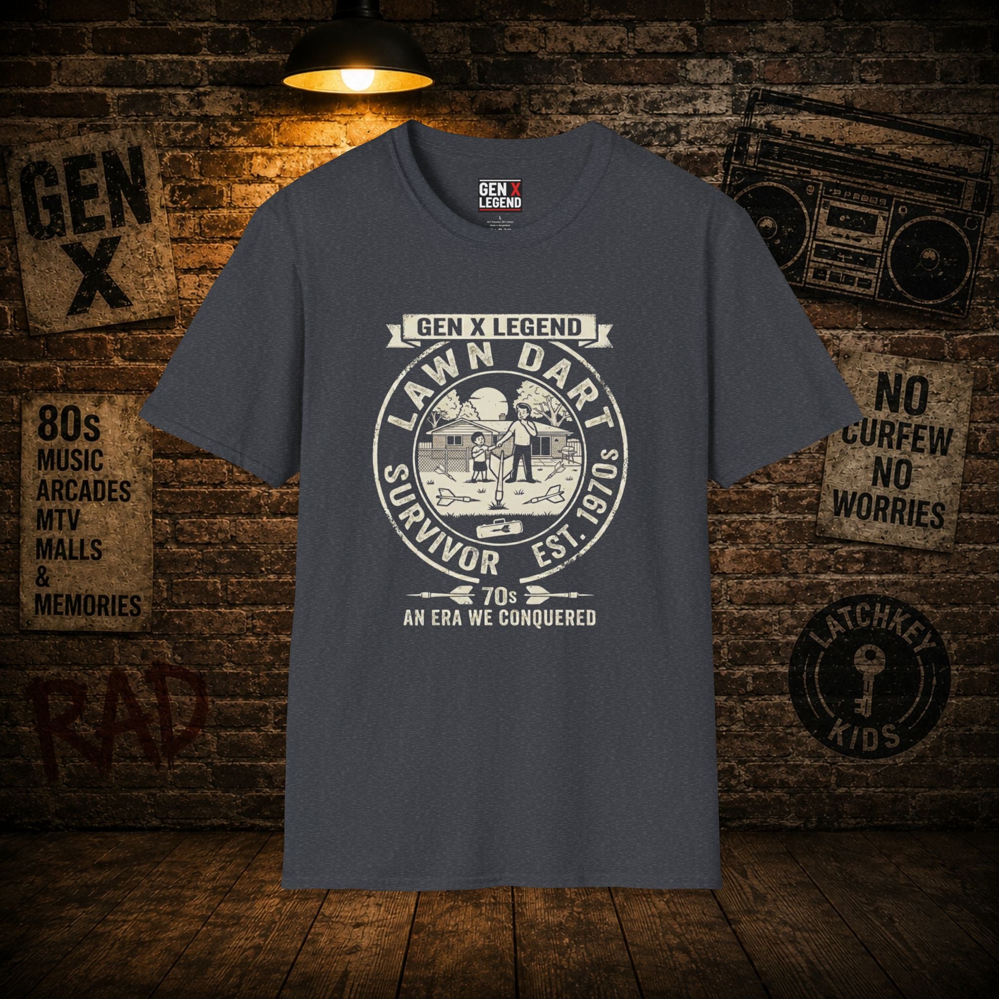 Gen X Legend T-Shirt — Lawn Dart Survivor