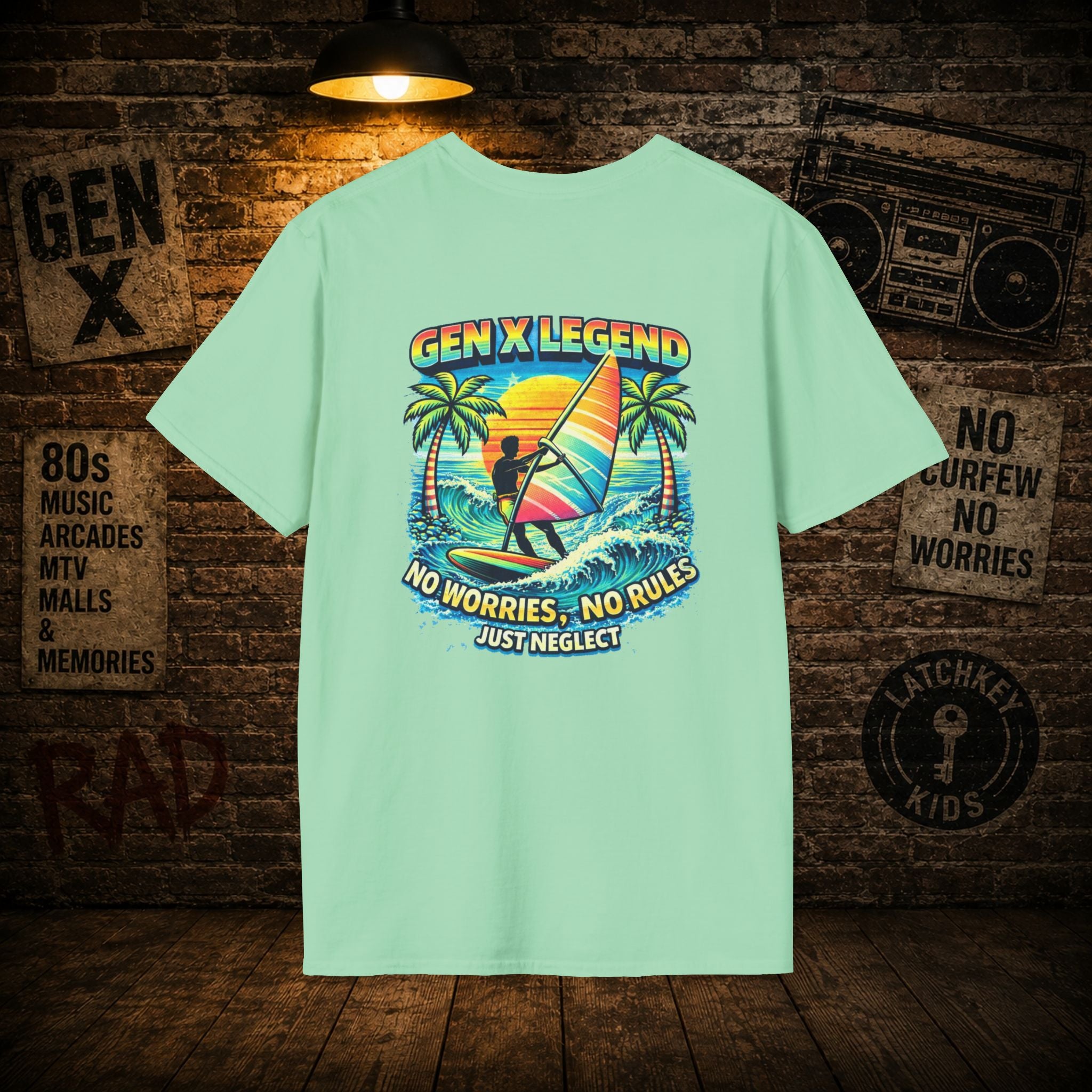 Gen X Legend T-Shirt — 80's Heatwave - 'No Worries'