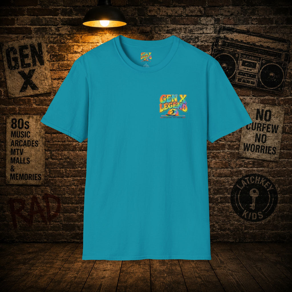 Gen X Legend T-Shirt — 80's Heatwave - 'Great Parties'