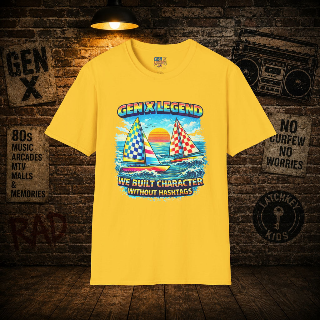 Gen X Legend T-Shirt — 80's Heatwave - 'Built Character'