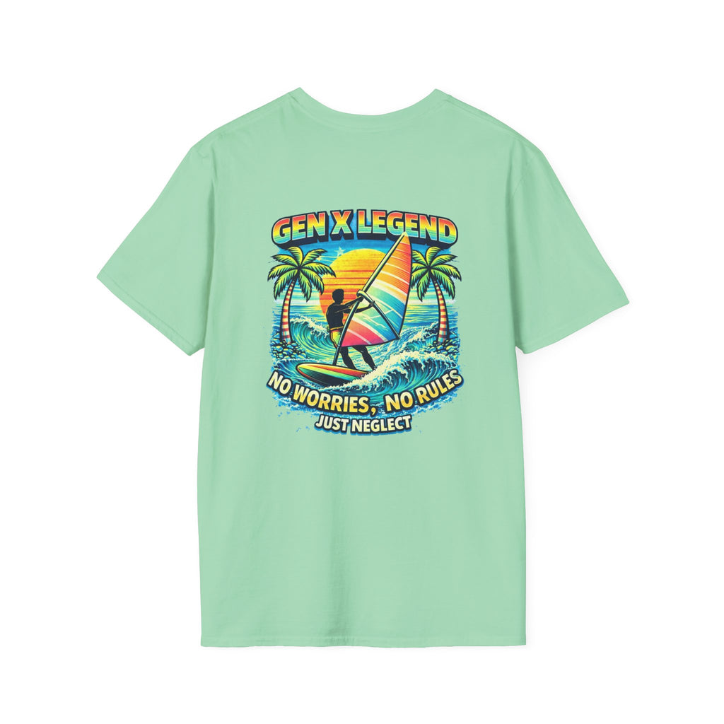 Gen X Legend T-Shirt — 80's Heatwave - 'No Worries'