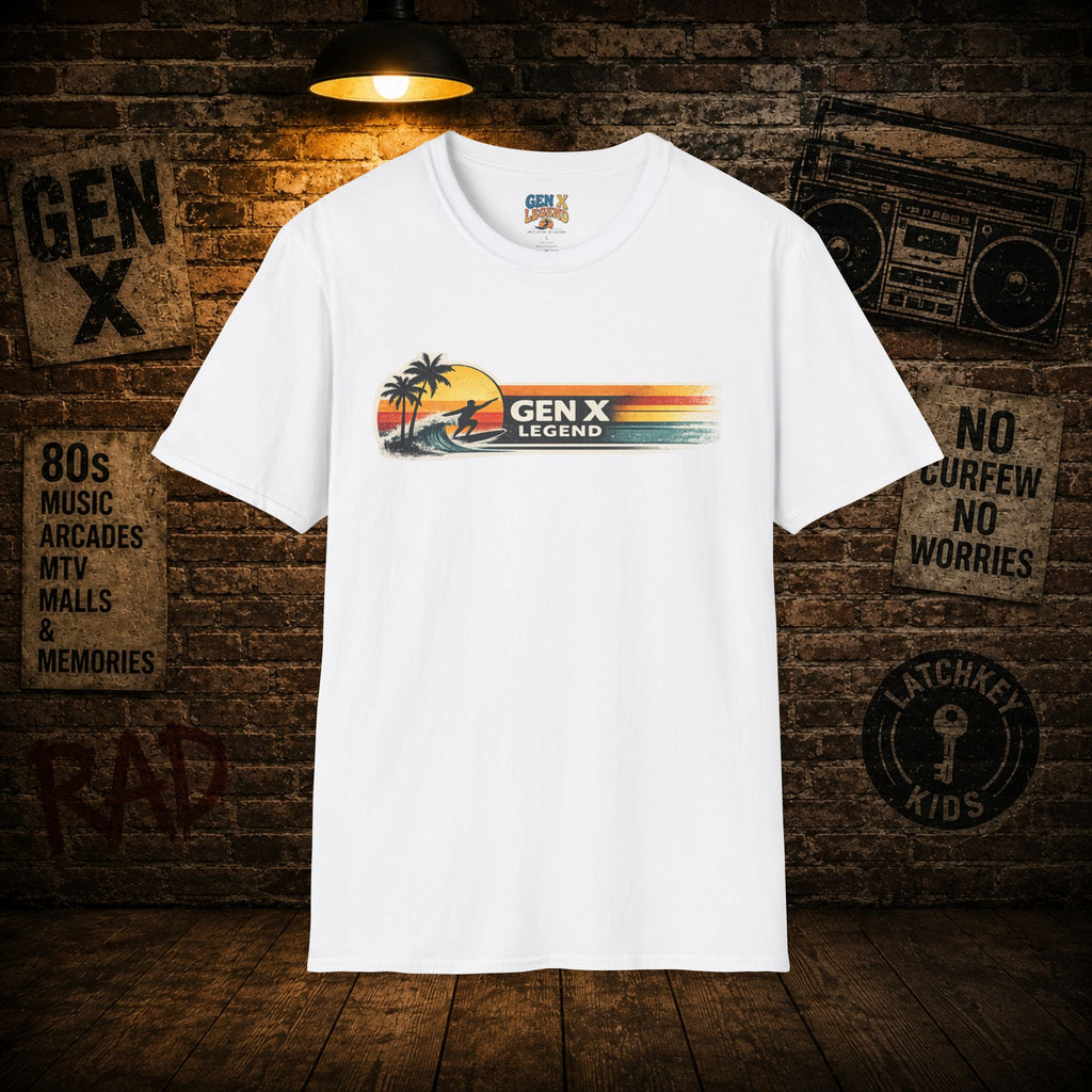 Gen X Legend T-Shirt — 80's Heatwave - 'Pacific Vibes'