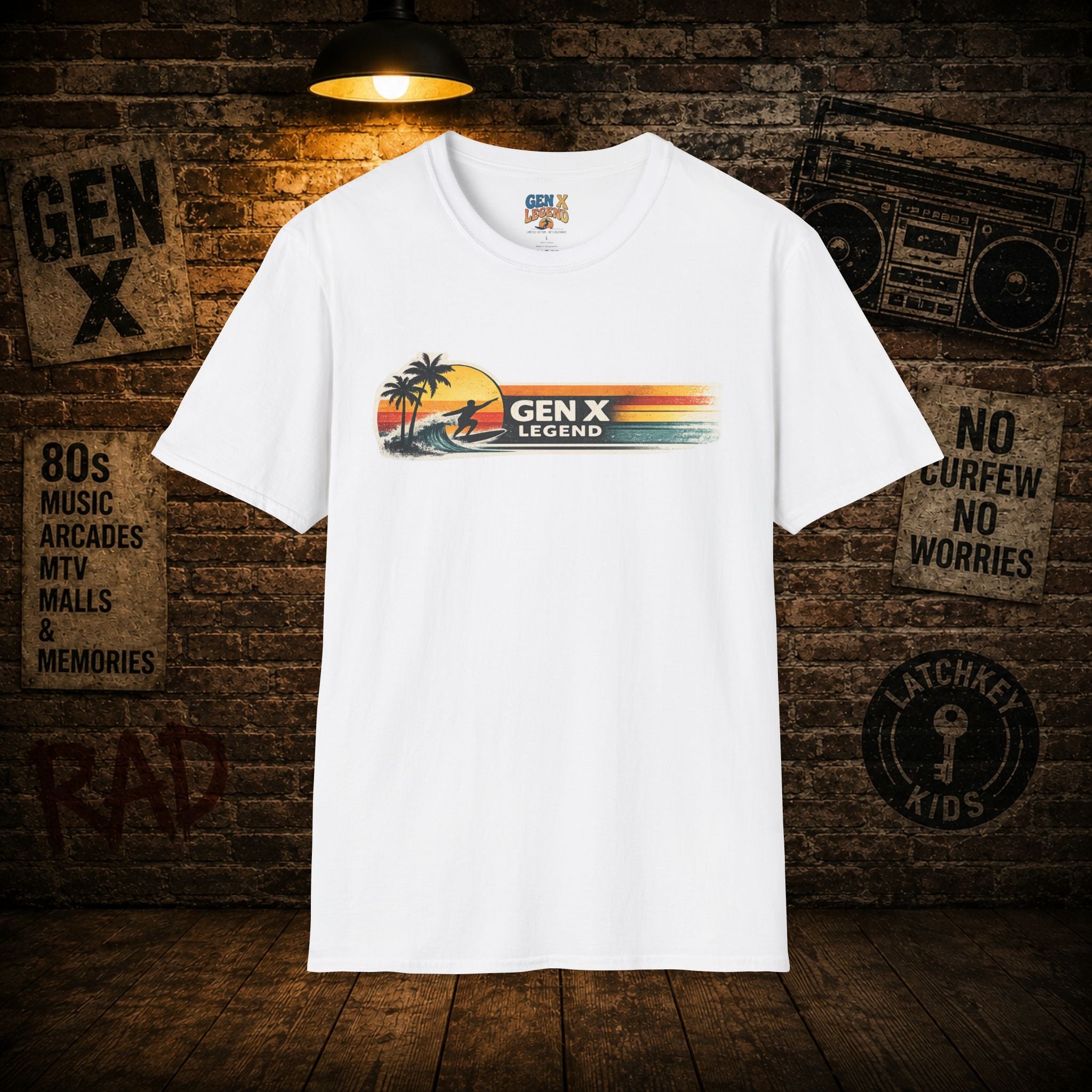 Gen X Legend T-Shirt — 80's Heatwave - 'Pacific Vibes'