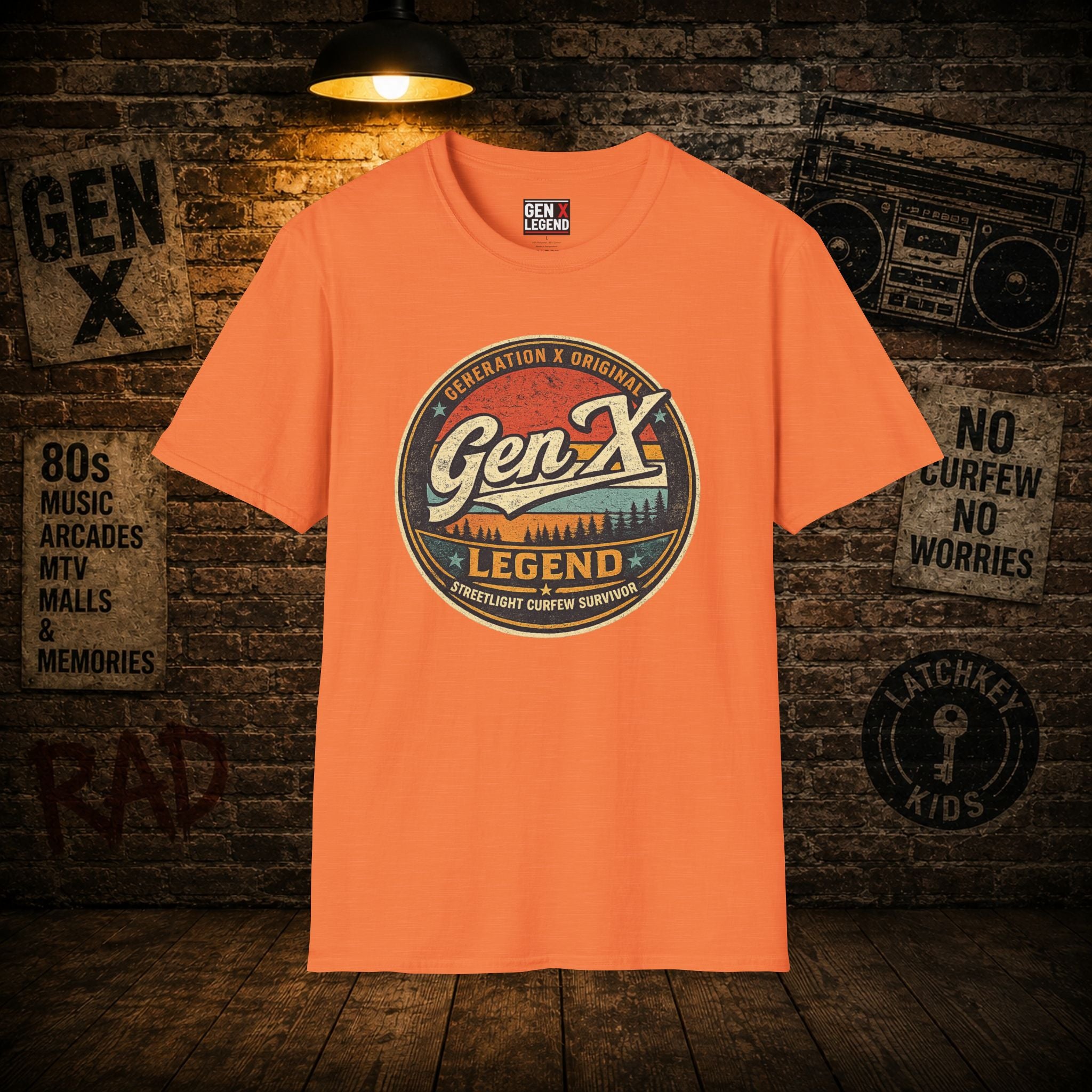Gen X Legend T-Shirt — 'Streetlight Curfew'