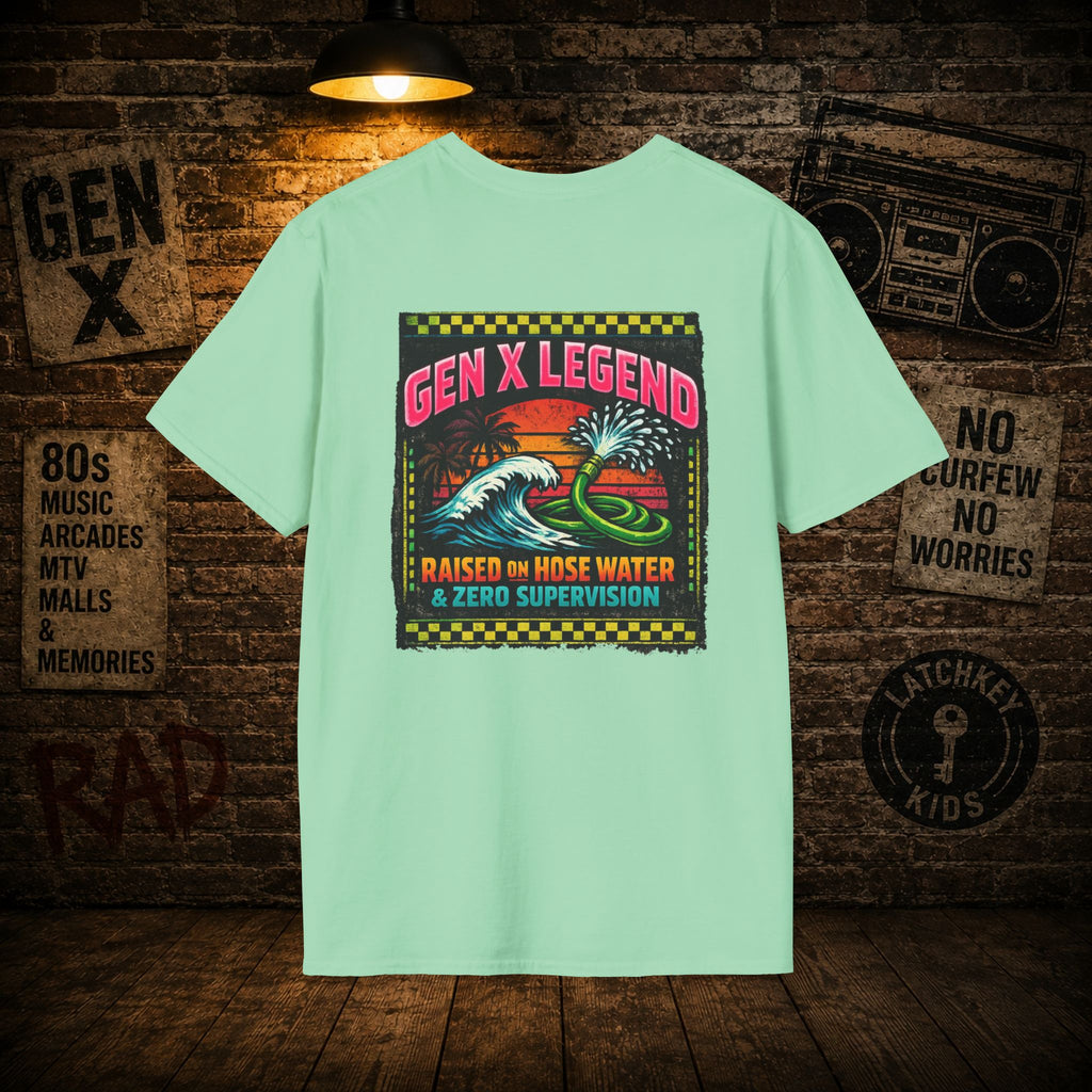 Gen X Legend T-Shirt — 80's Heatwave - 'Hose Water'