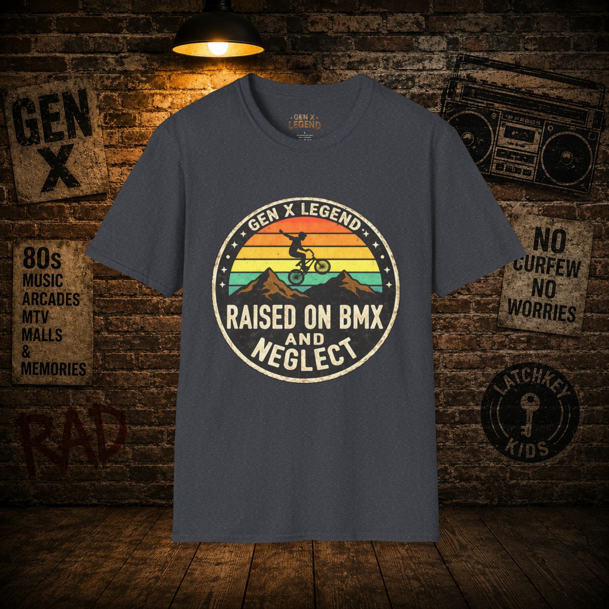 Gen X Legend T-Shirt — 'Raised on BMX'