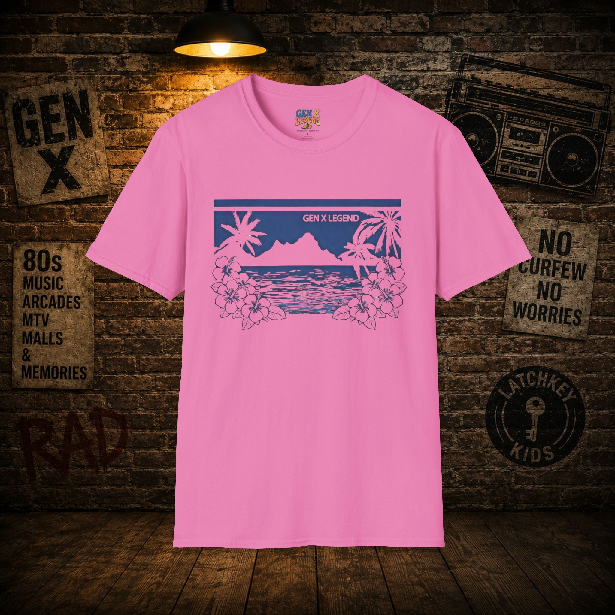 Gen X Legend T-Shirt — 80's Heatwave - 'Blue Ocean'