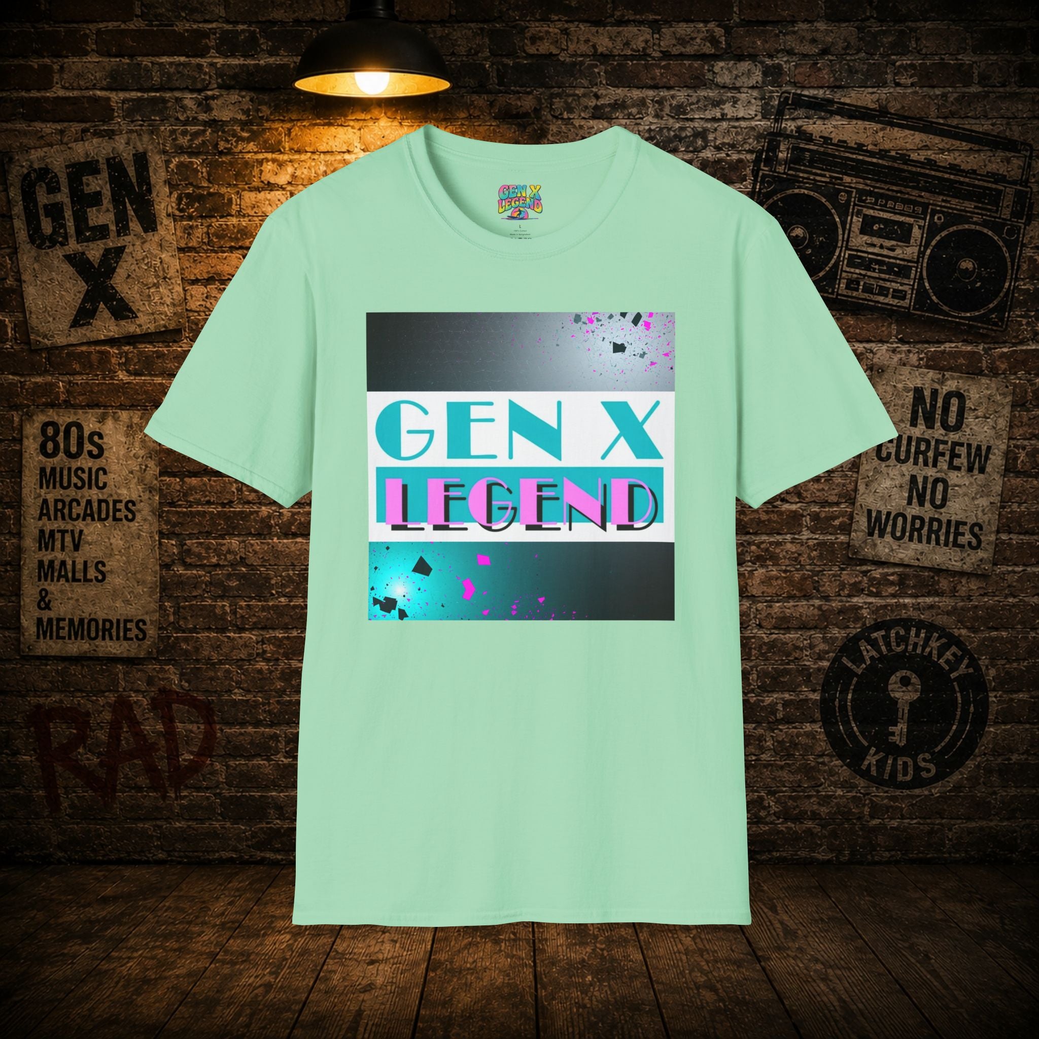 Gen X Legend T-Shirt — 80's Heatwave - 'Miami Legend'