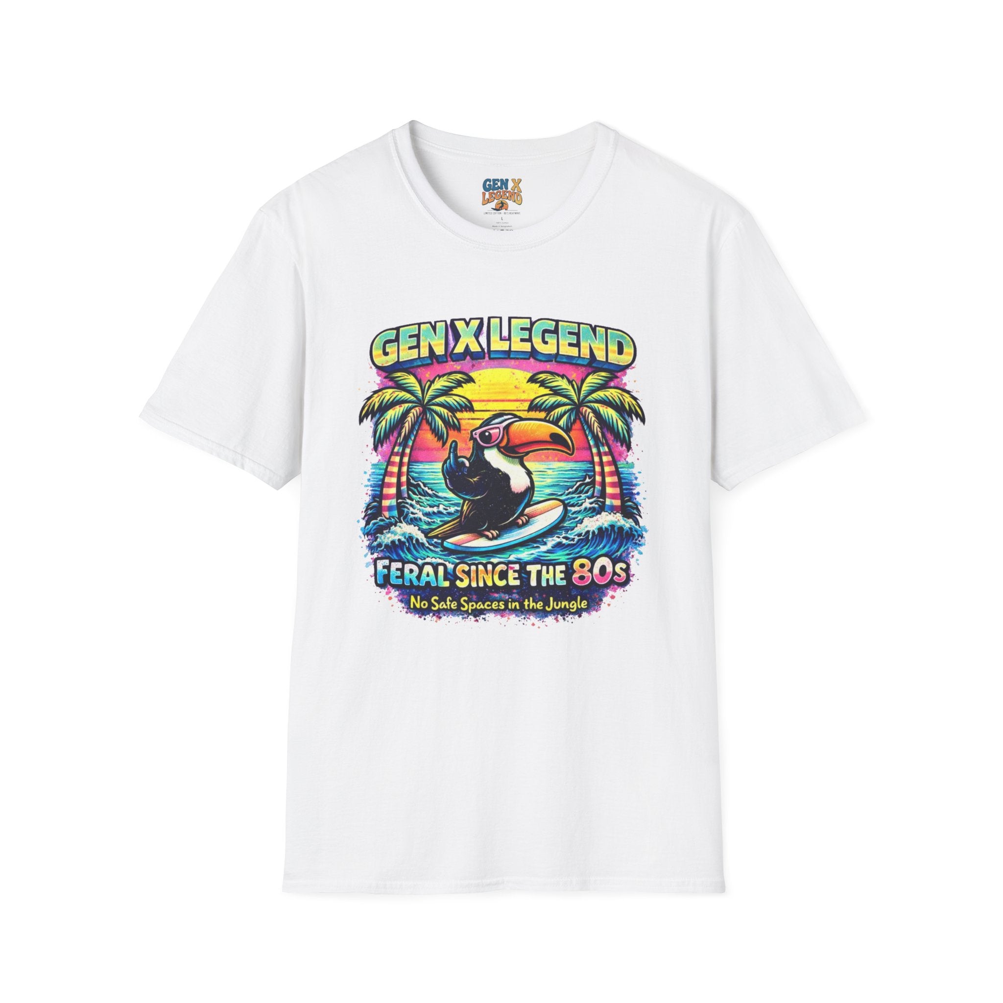 Gen X Legend T-Shirt — 80's Heatwave - 'Feral Since the 80's'