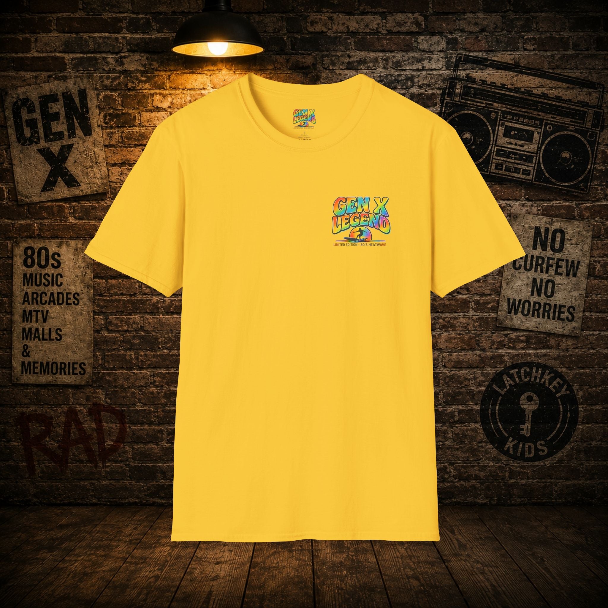 Gen X Legend T-Shirt — 80's Heatwave - 'Great Parties'