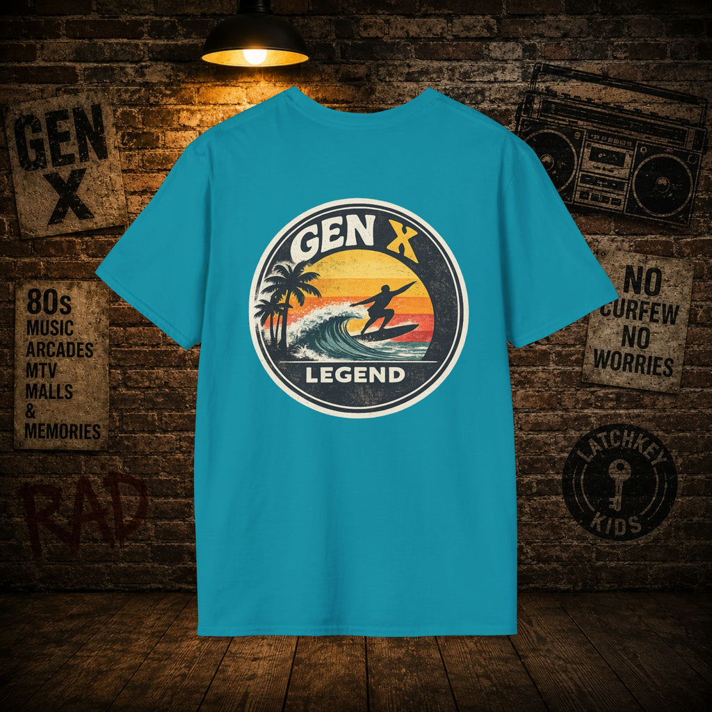 Gen X Legend T-Shirt — 80's Heatwave - 'Surf Legend'