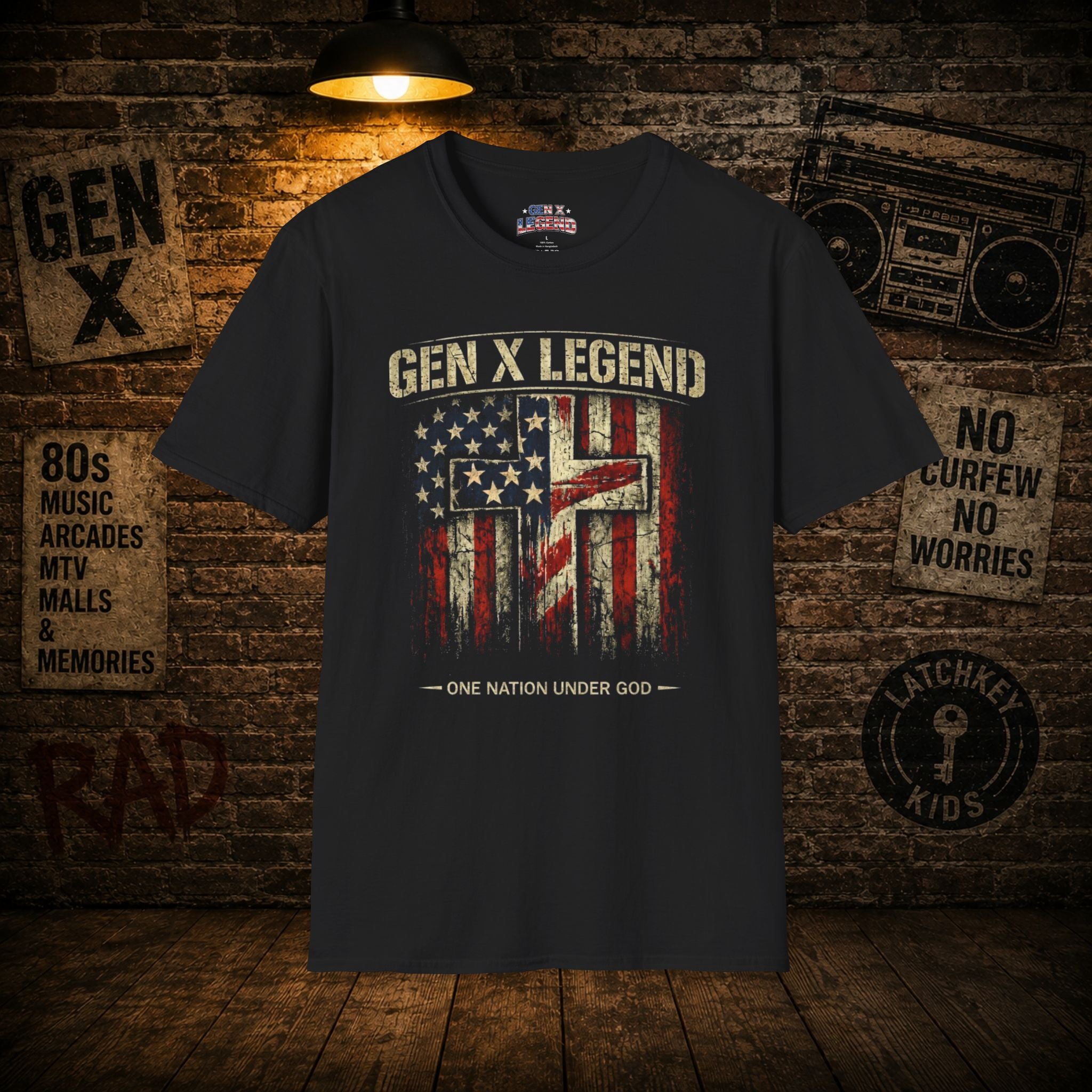 Gen X Legend T-Shirt — 'One Nation Under God'  Tee