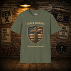 Gen X Legend T-Shirt — 'Built On Faith & Freedom' Tee