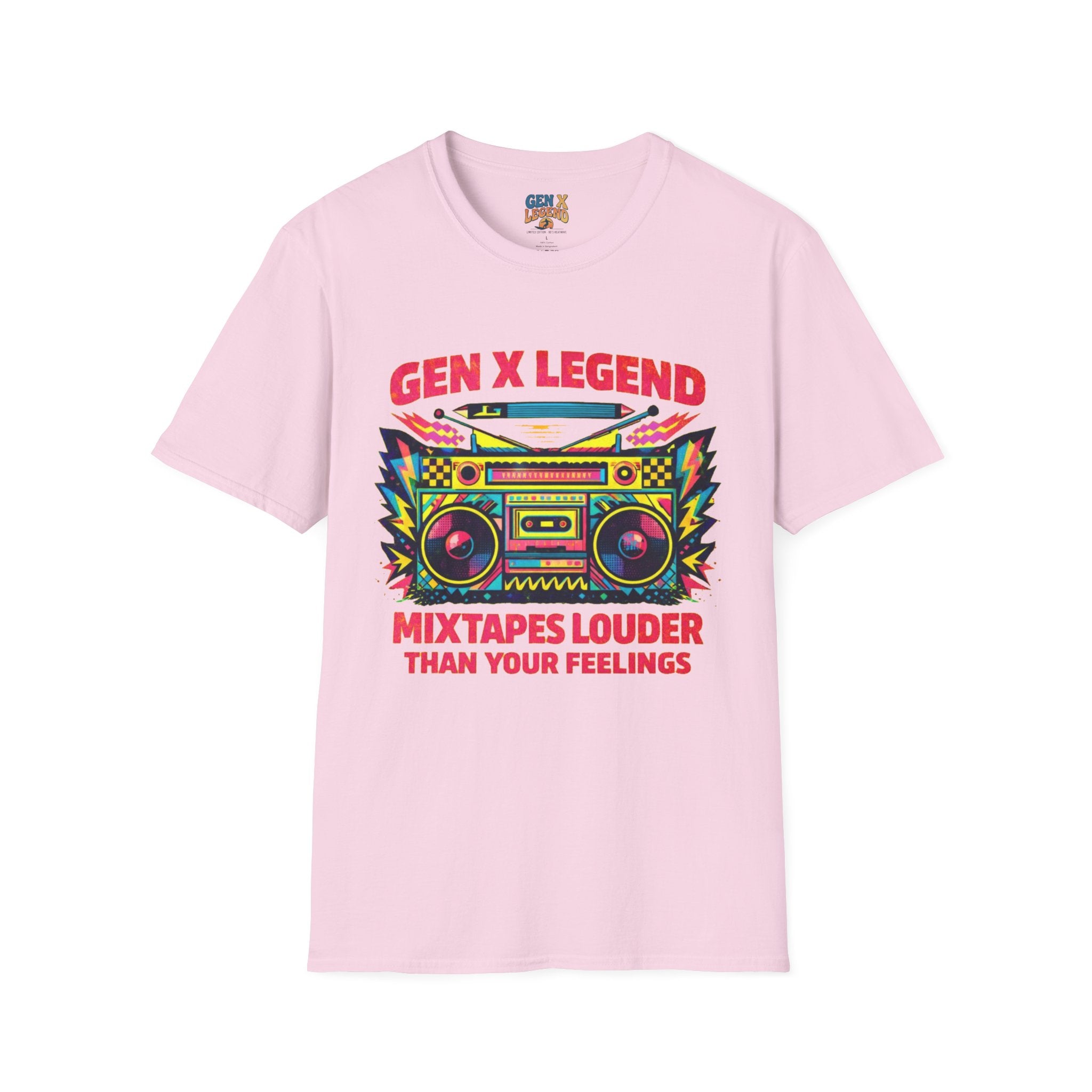 Gen X Legend T-Shirt — 80's Heatwave - 'Mixtapes'
