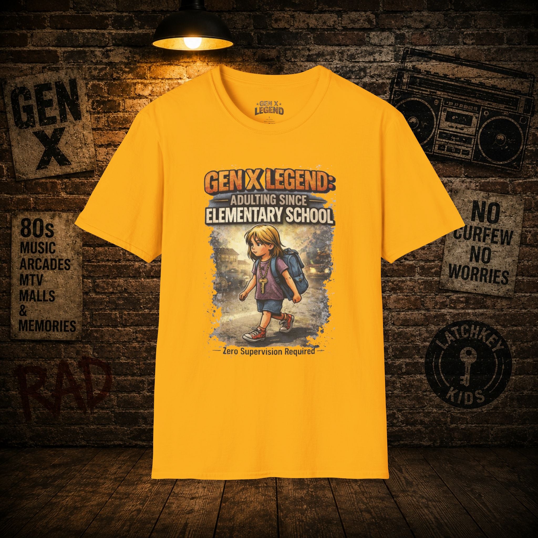 Gen X Legend T-Shirt — 'Adulting Since Elementary School' Tee