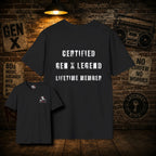 Gen X Legend T-Shirt — Legend Series - 'Certified Legend'