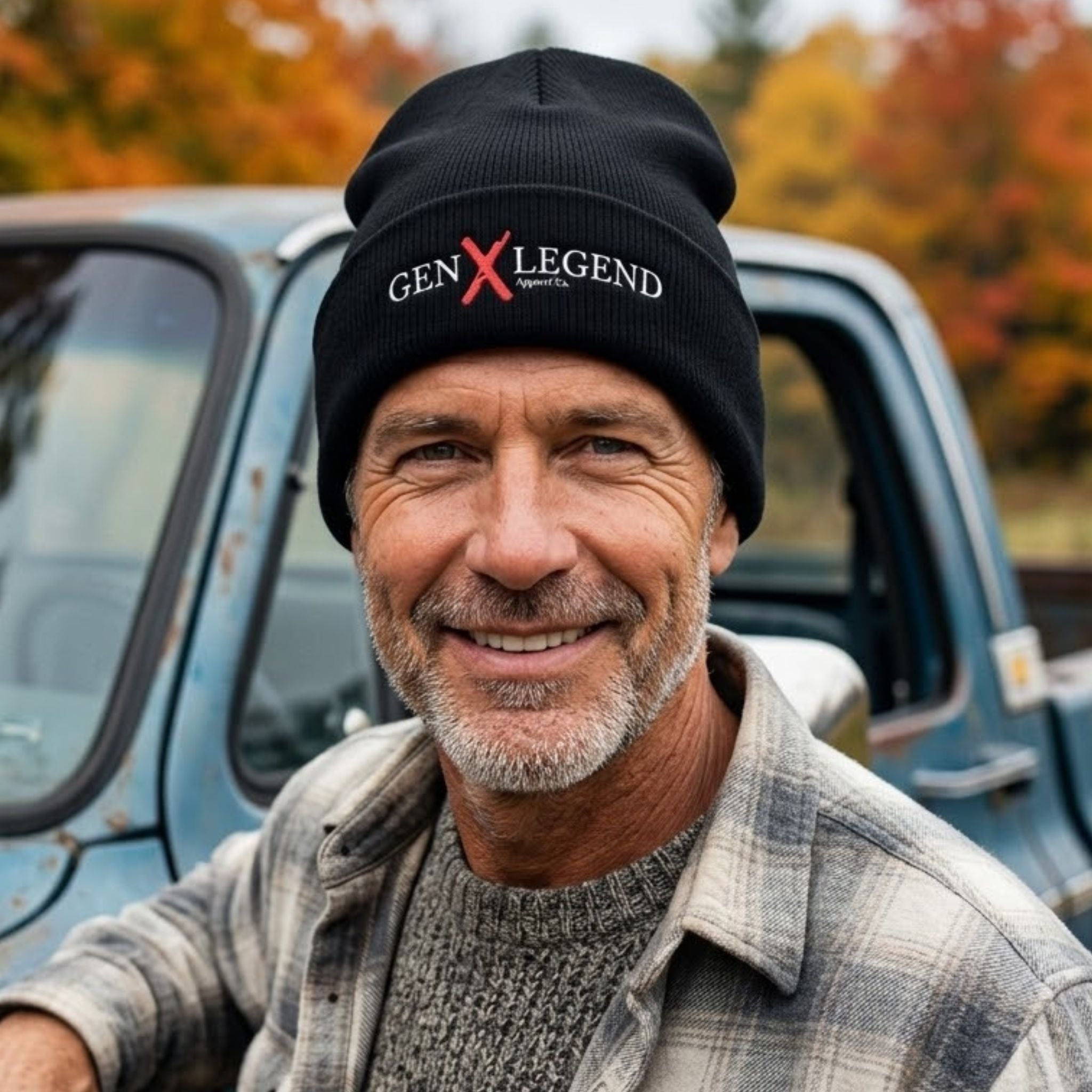 Gen X Legend Embroidered Logo Beanie