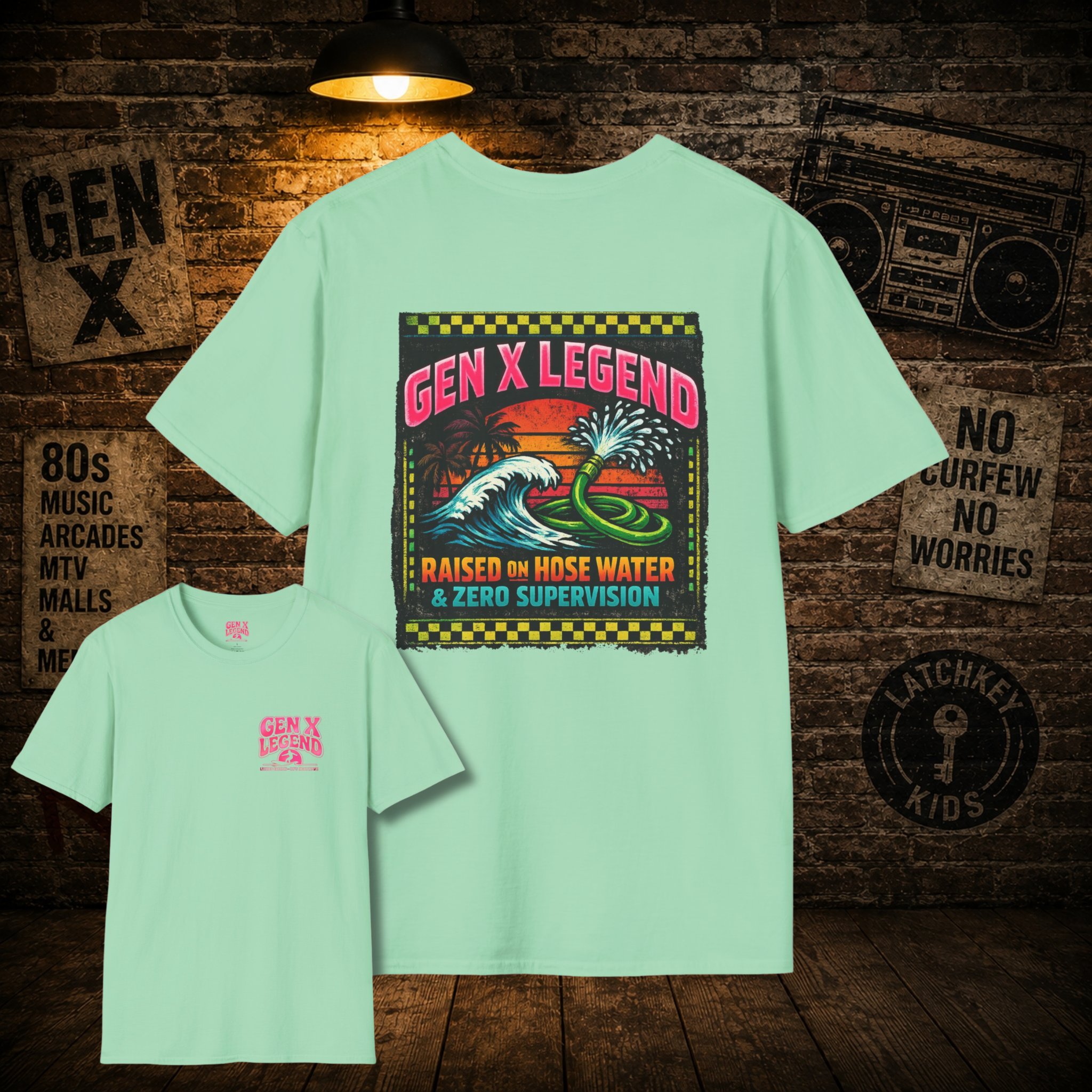 Gen X Legend T-Shirt — 80's Heatwave - 'Hose Water'