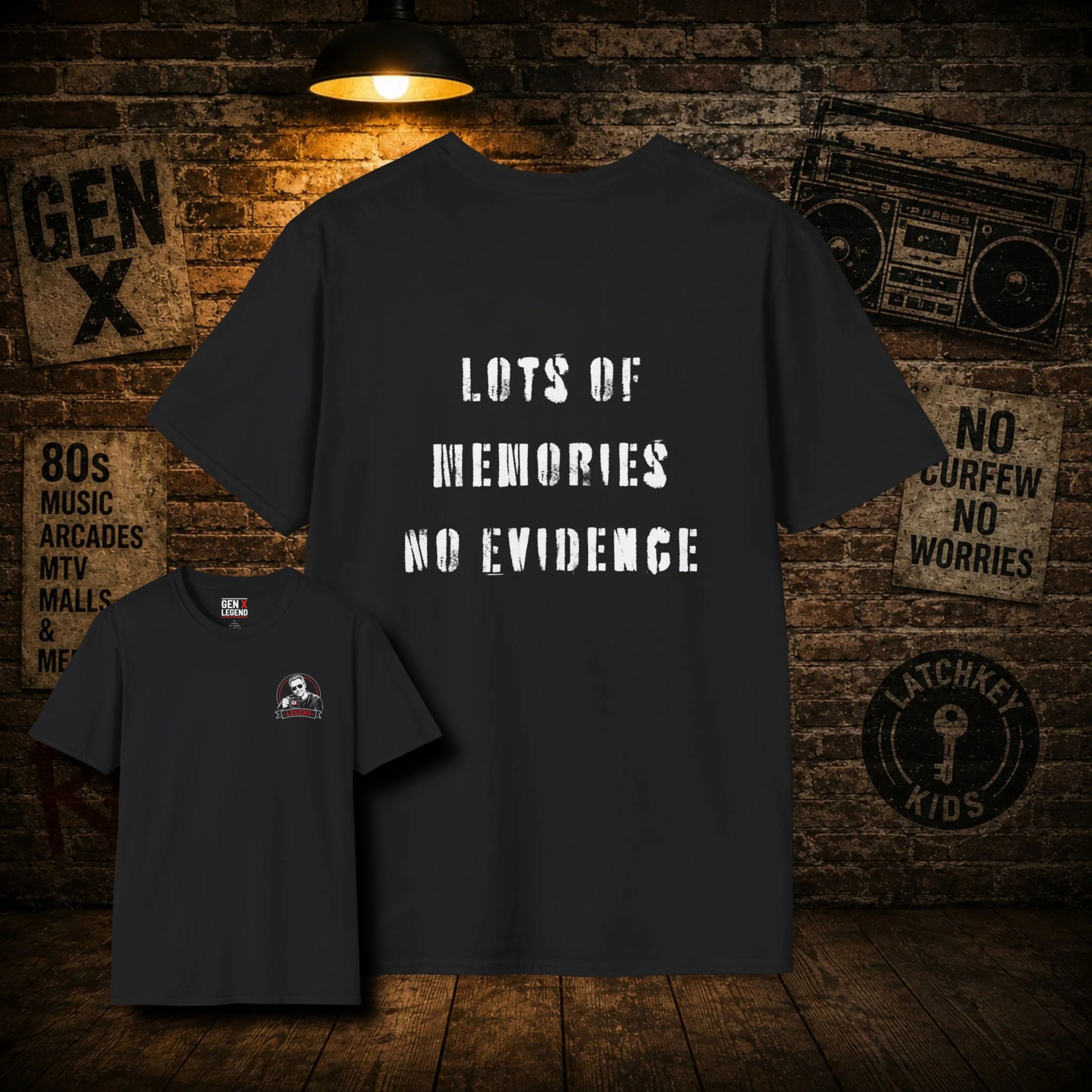 Gen X Legend T-Shirt — Legend Series - 'No Evidence'