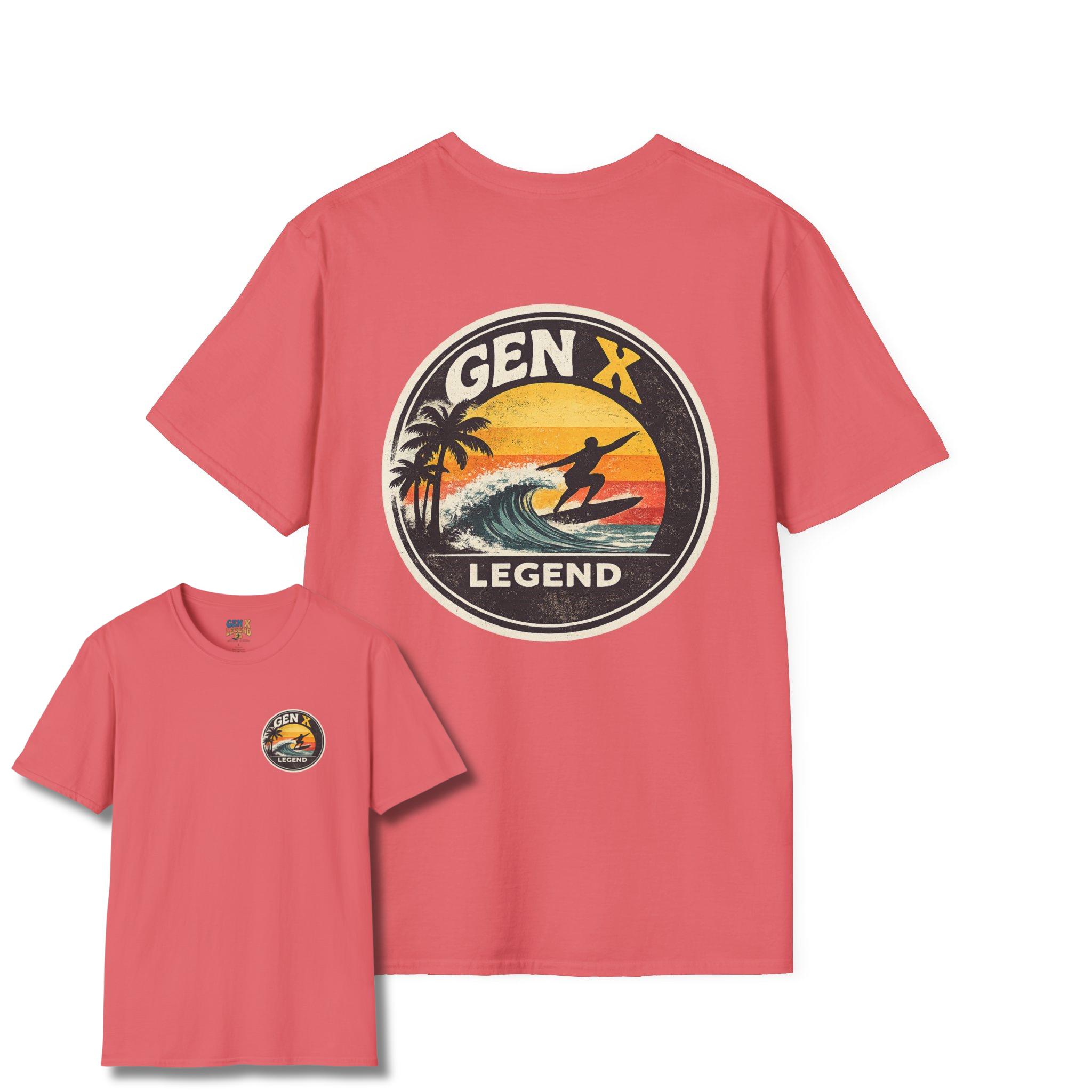 Gen X Legend T-Shirt — 80's Heatwave - 'Surf Legend'