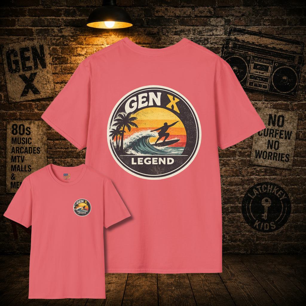 Gen X Legend T-Shirt — 80's Heatwave - 'Surf Legend'